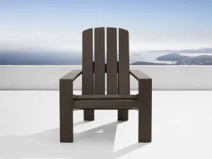 Adirondack Outdoor Aluminum Lounge Chair