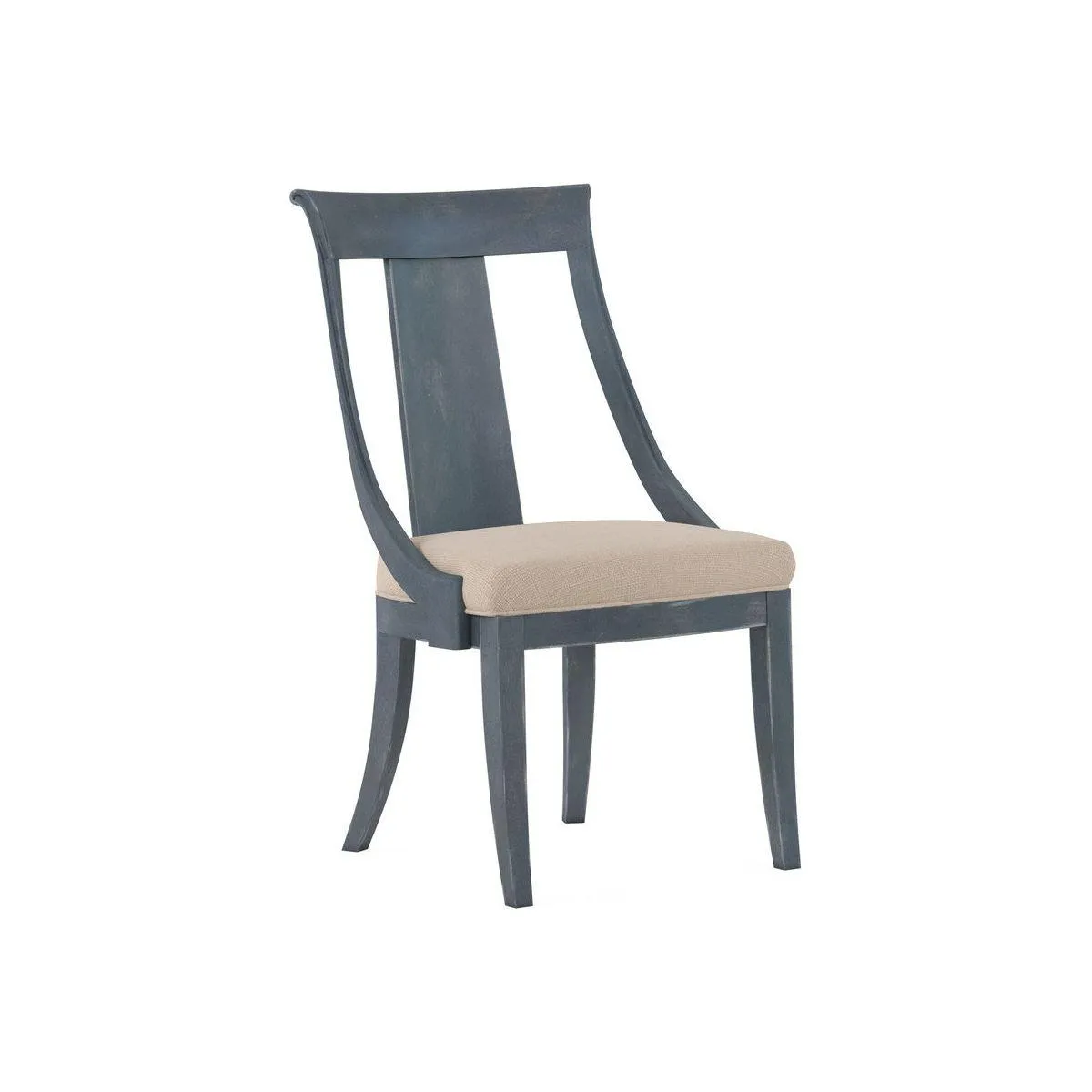 Alcove Side Chair, Slate - Blue