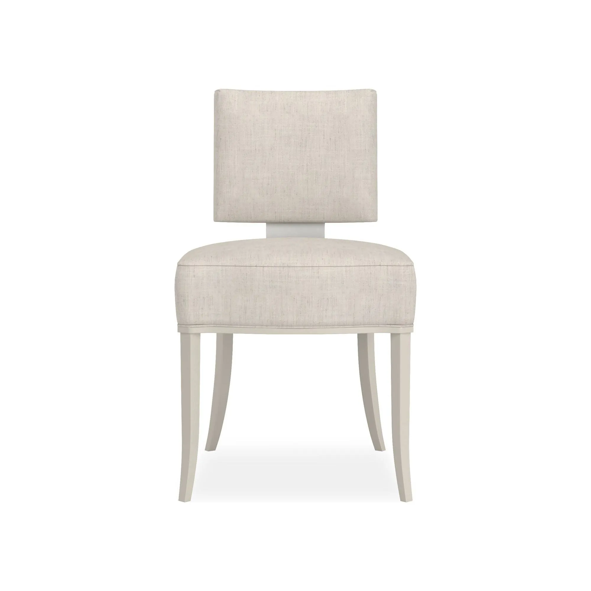Allocated Side Dining Chair - White, Silver