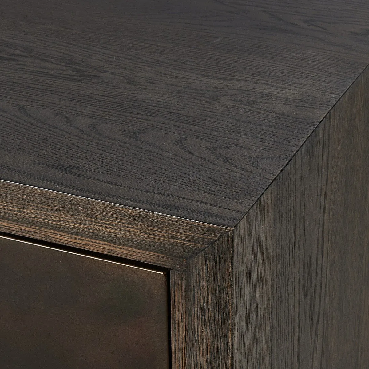 Anderson 6 Door Sideboard - Espresso Oak - Dark Brown