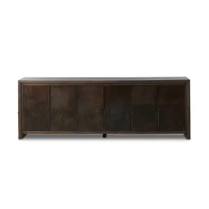 Anderson 6 Door Sideboard - Espresso Oak - Dark Brown