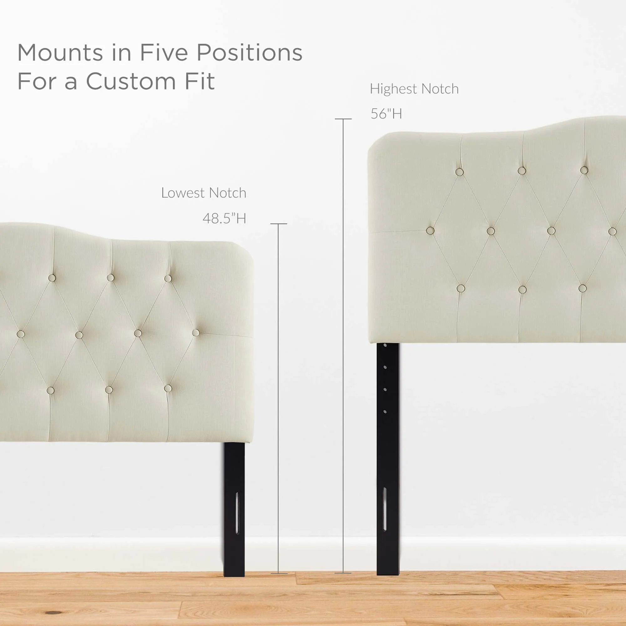 Annabel Upholstered Fabric Headboard by Modway