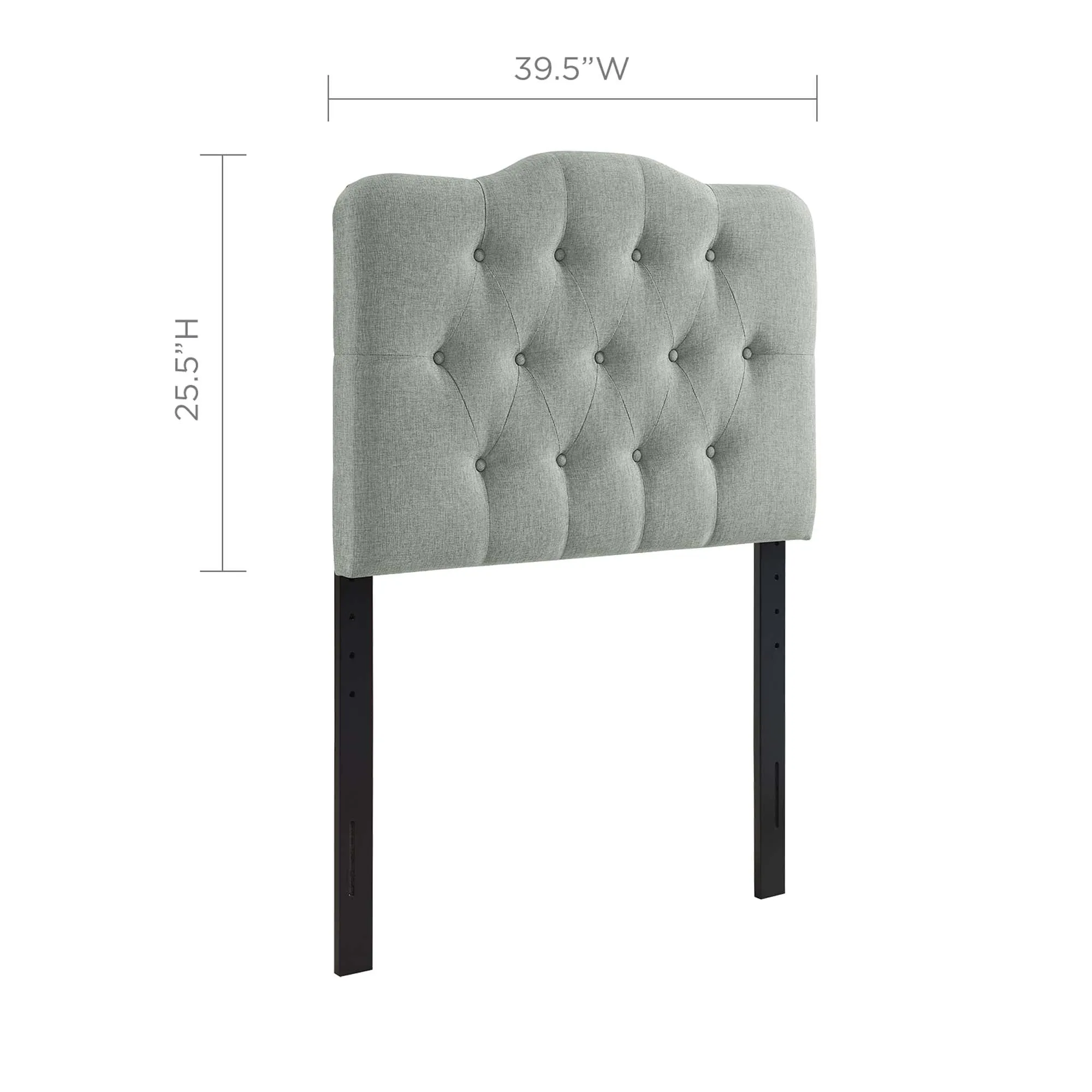 Annabel Upholstered Fabric Headboard by Modway