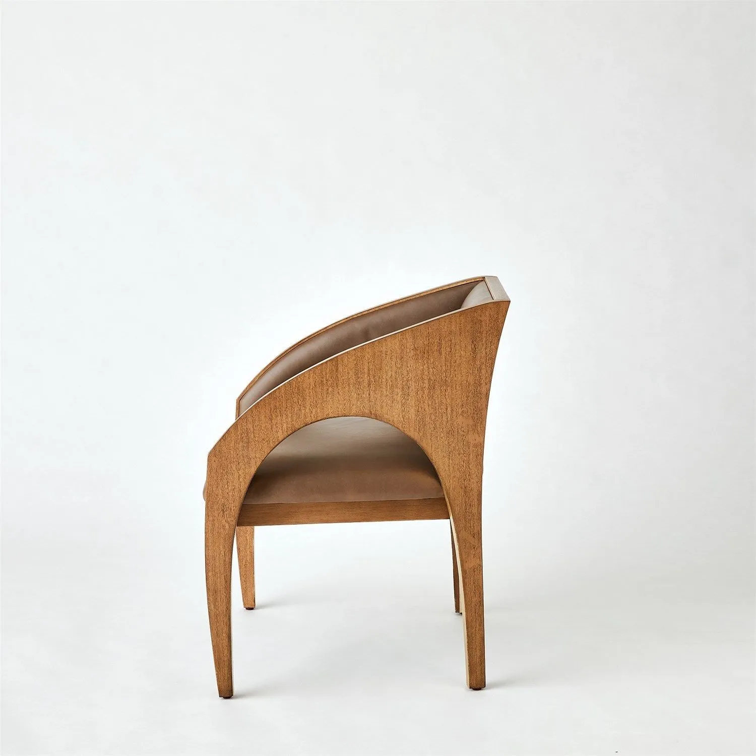 Arches Dining Chair-Nutmeg/Champagne