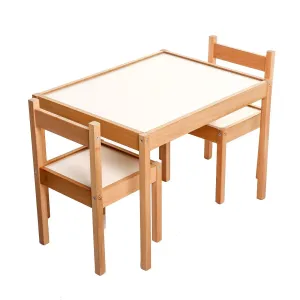 baby toys Montessori Wooden Table & Chair Set
