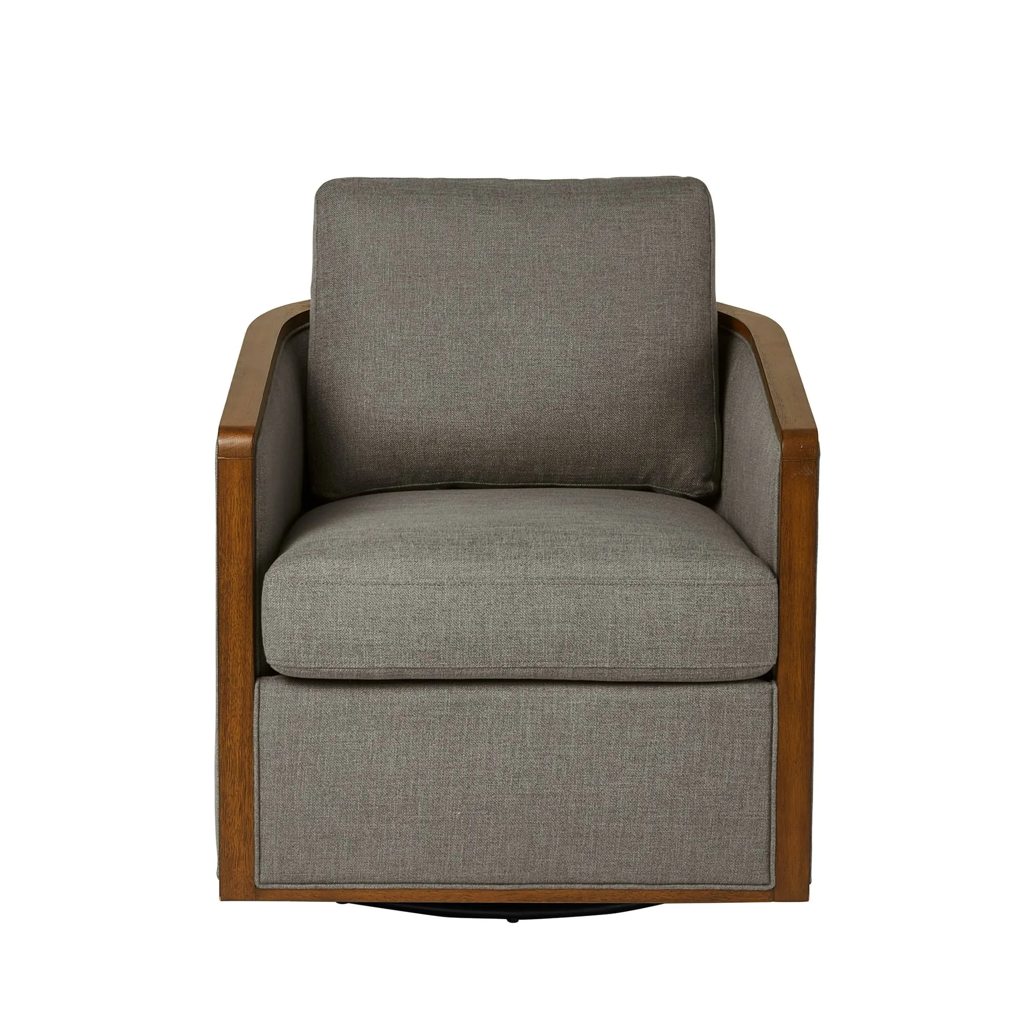 Better Homes & Gardens BH443345W8170B1 Windsor Swivel Accent Chair, Gray