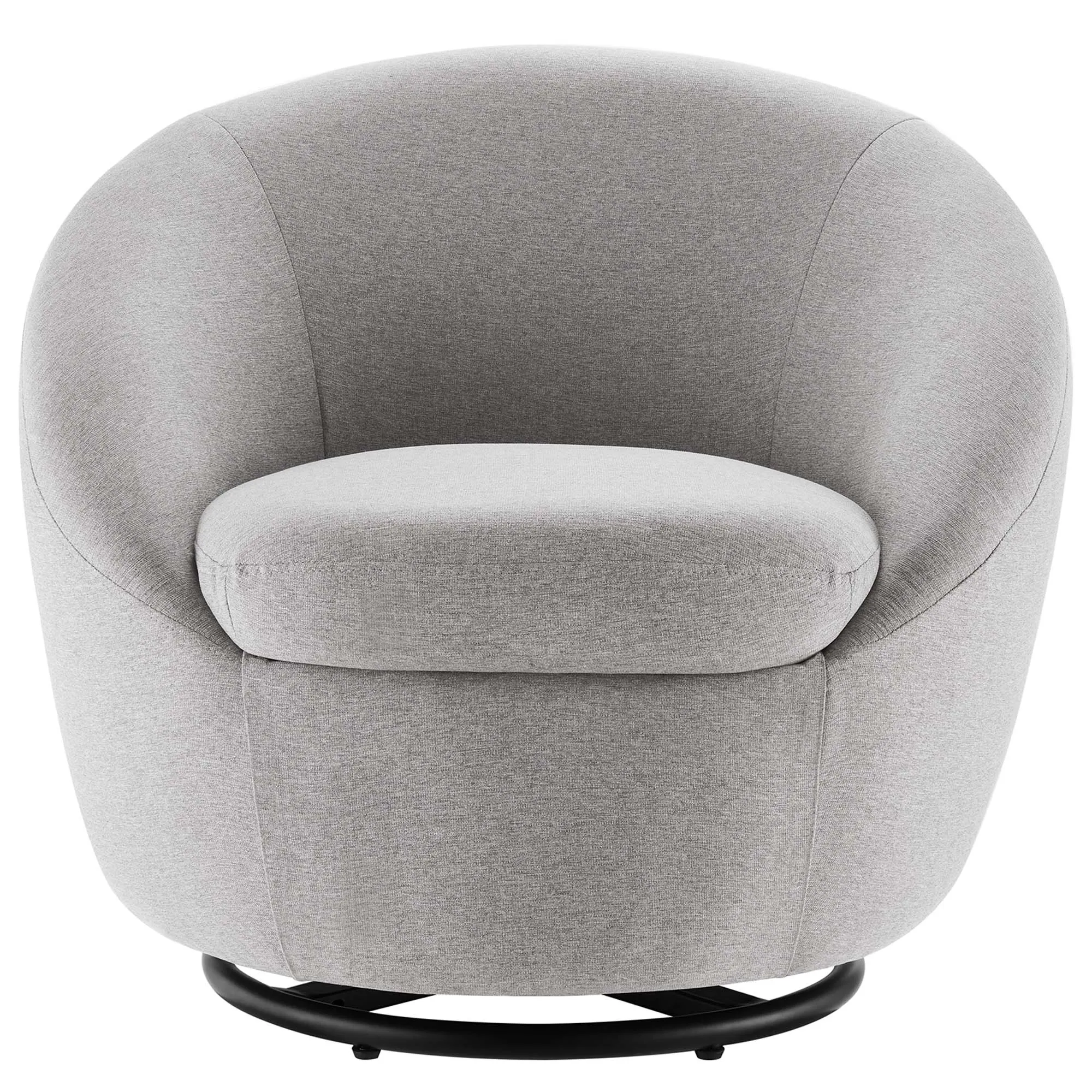Buttercup Upholstered Fabric Swivel Chair by Modway