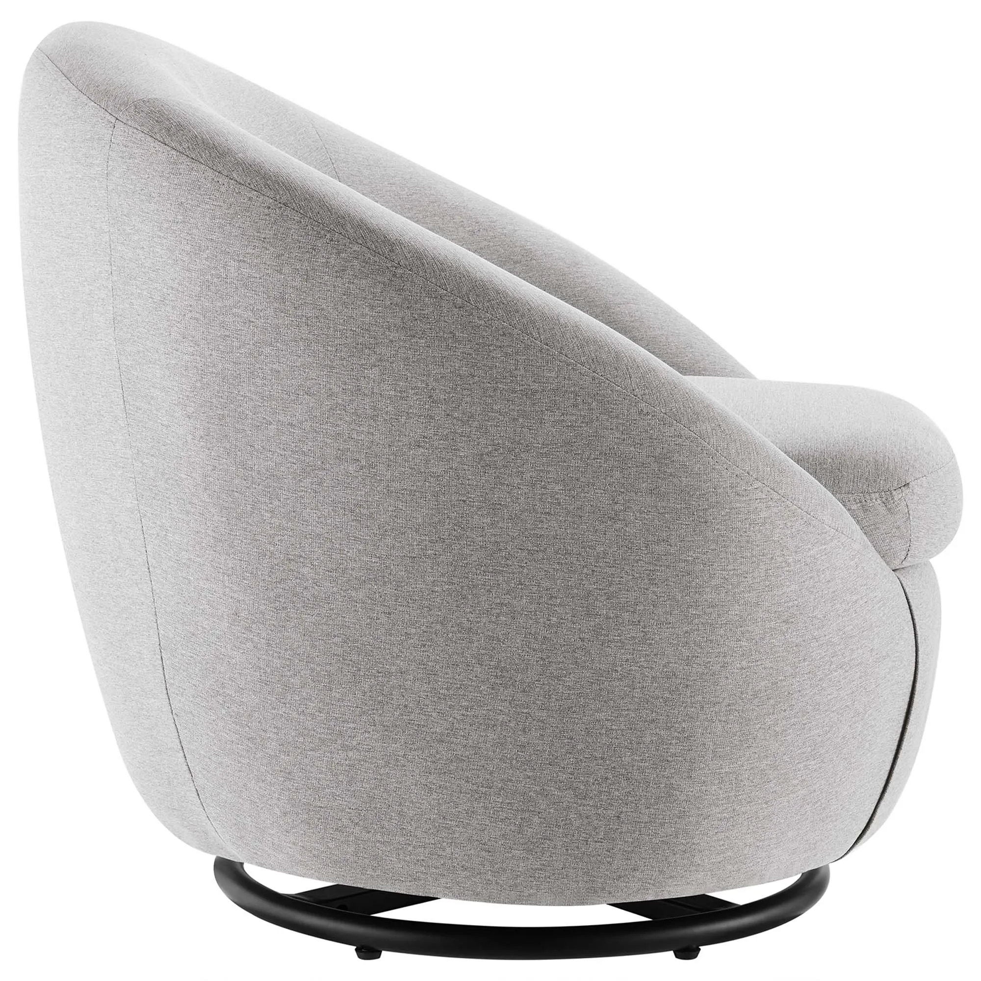 Buttercup Upholstered Fabric Swivel Chair by Modway
