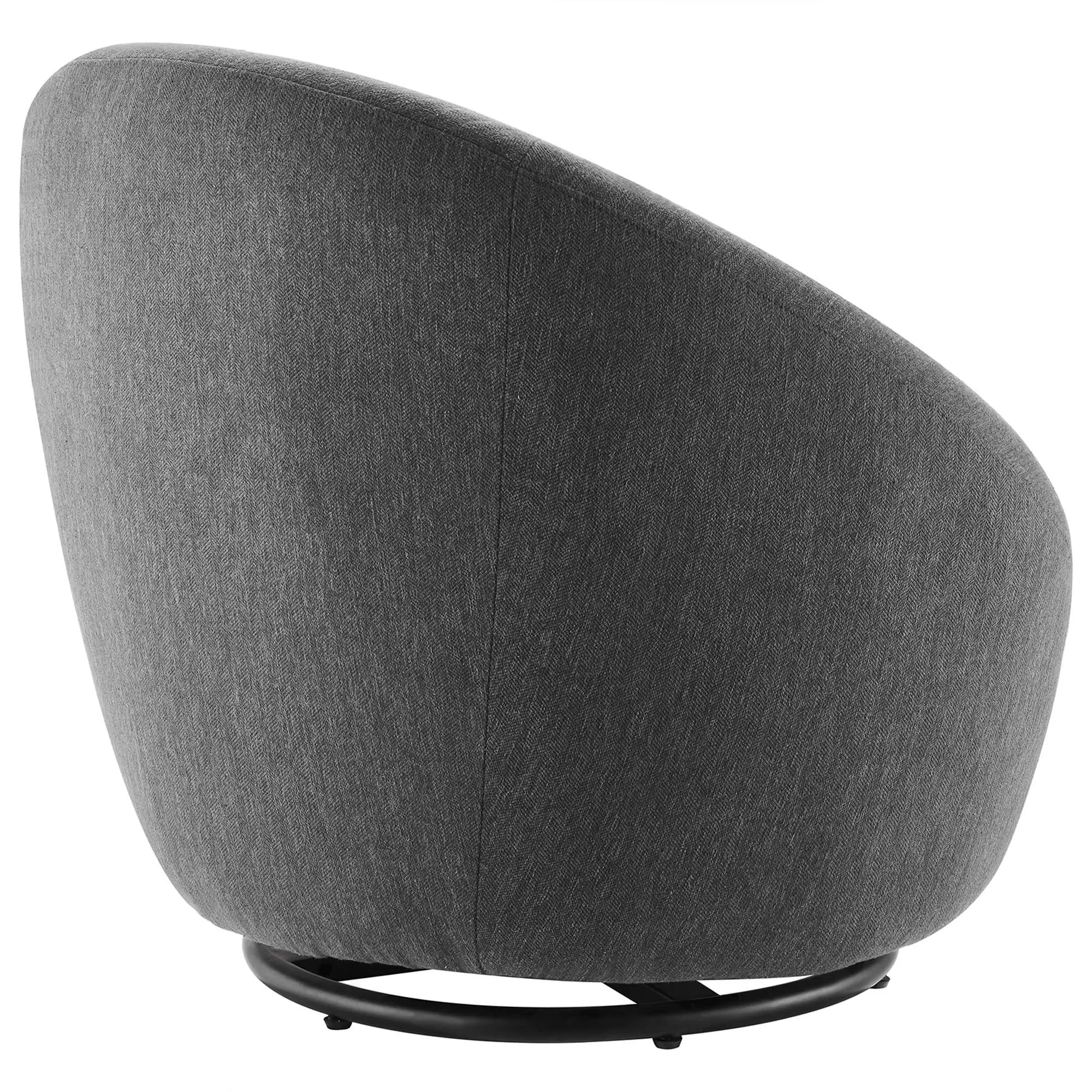 Buttercup Upholstered Fabric Swivel Chair by Modway