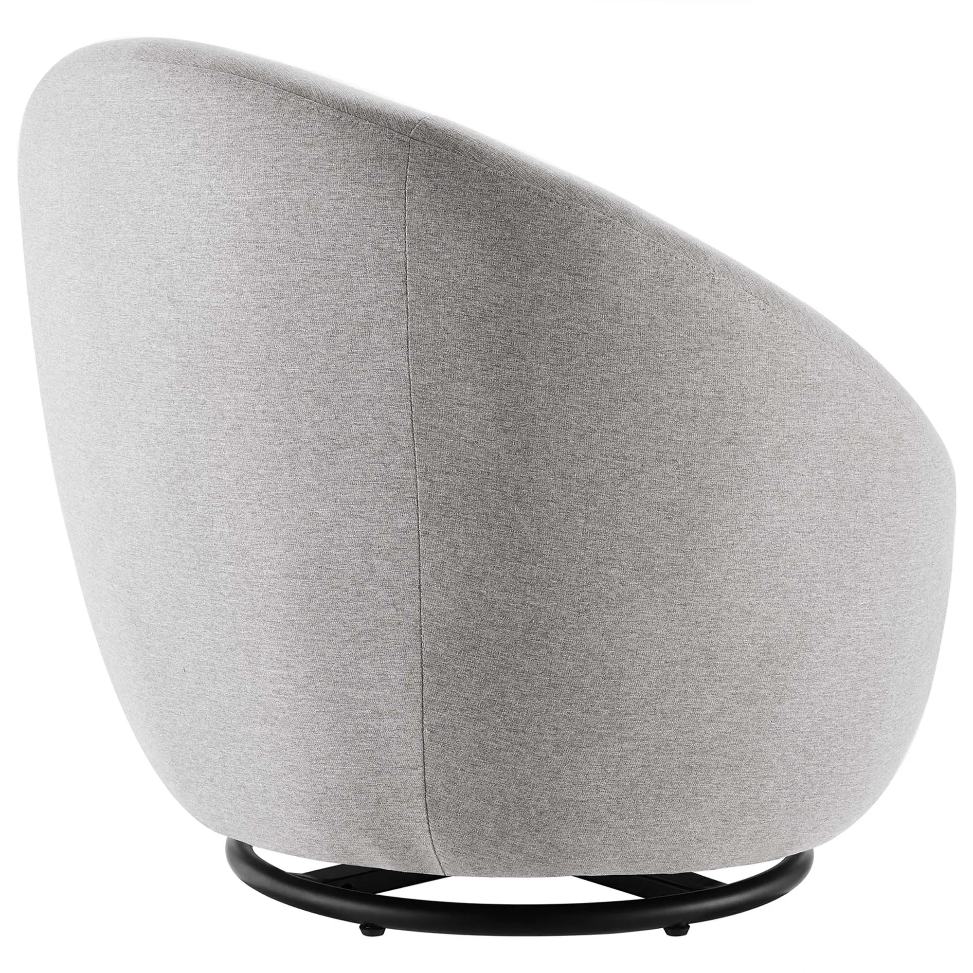 Buttercup Upholstered Fabric Swivel Chair by Modway