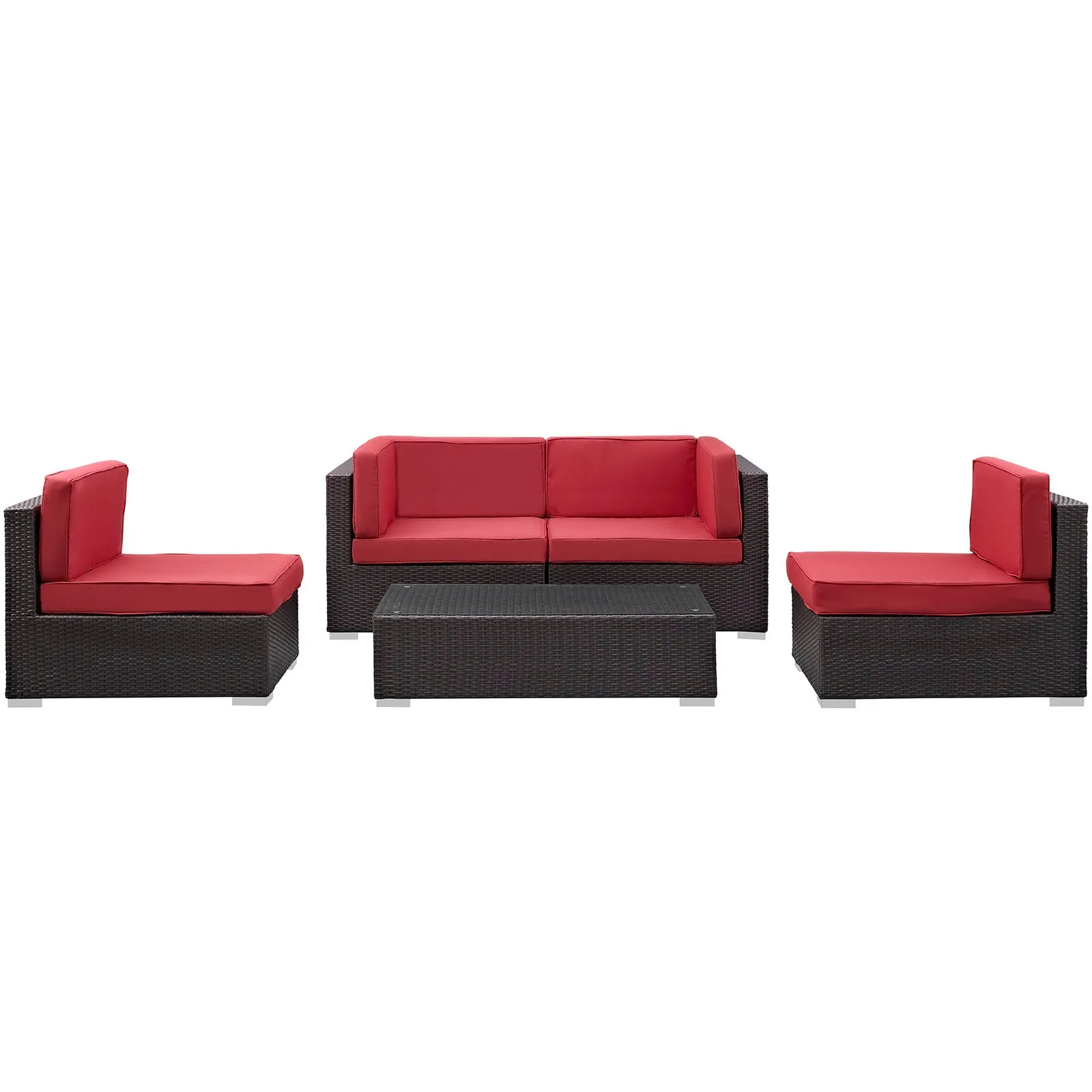 Camfora 5 Piece Outdoor Patio Sectional Set by Modway
