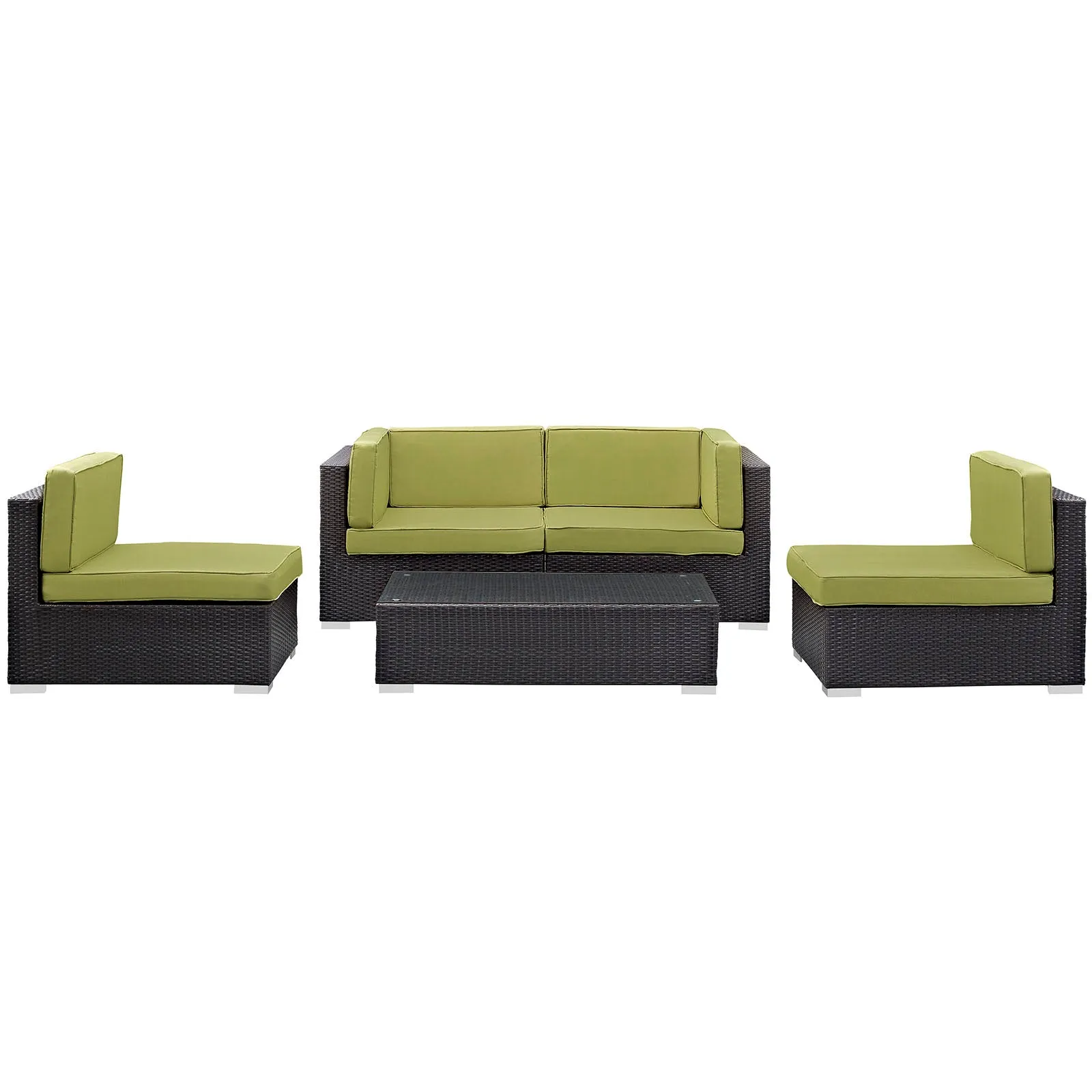 Camfora 5 Piece Outdoor Patio Sectional Set by Modway