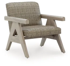 Carisbo Beige Rocking Lounge Chair