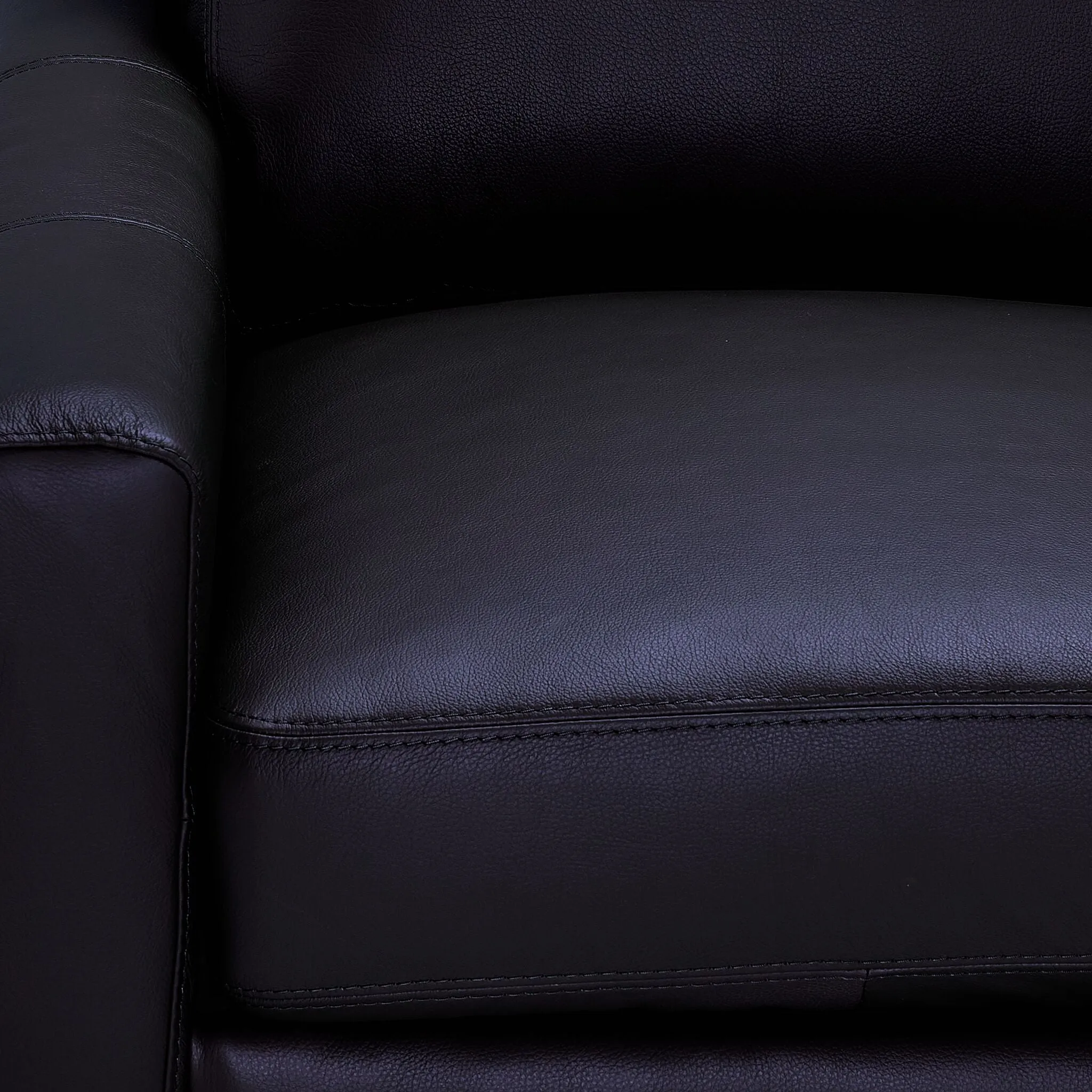 Chito Leather Chair - Raven