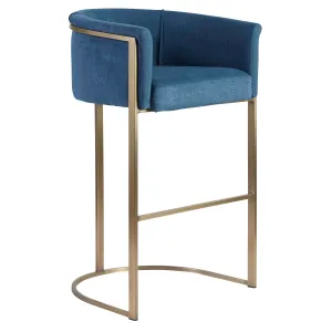 Clarissa Bar Stool EGYPTIAN BLUE