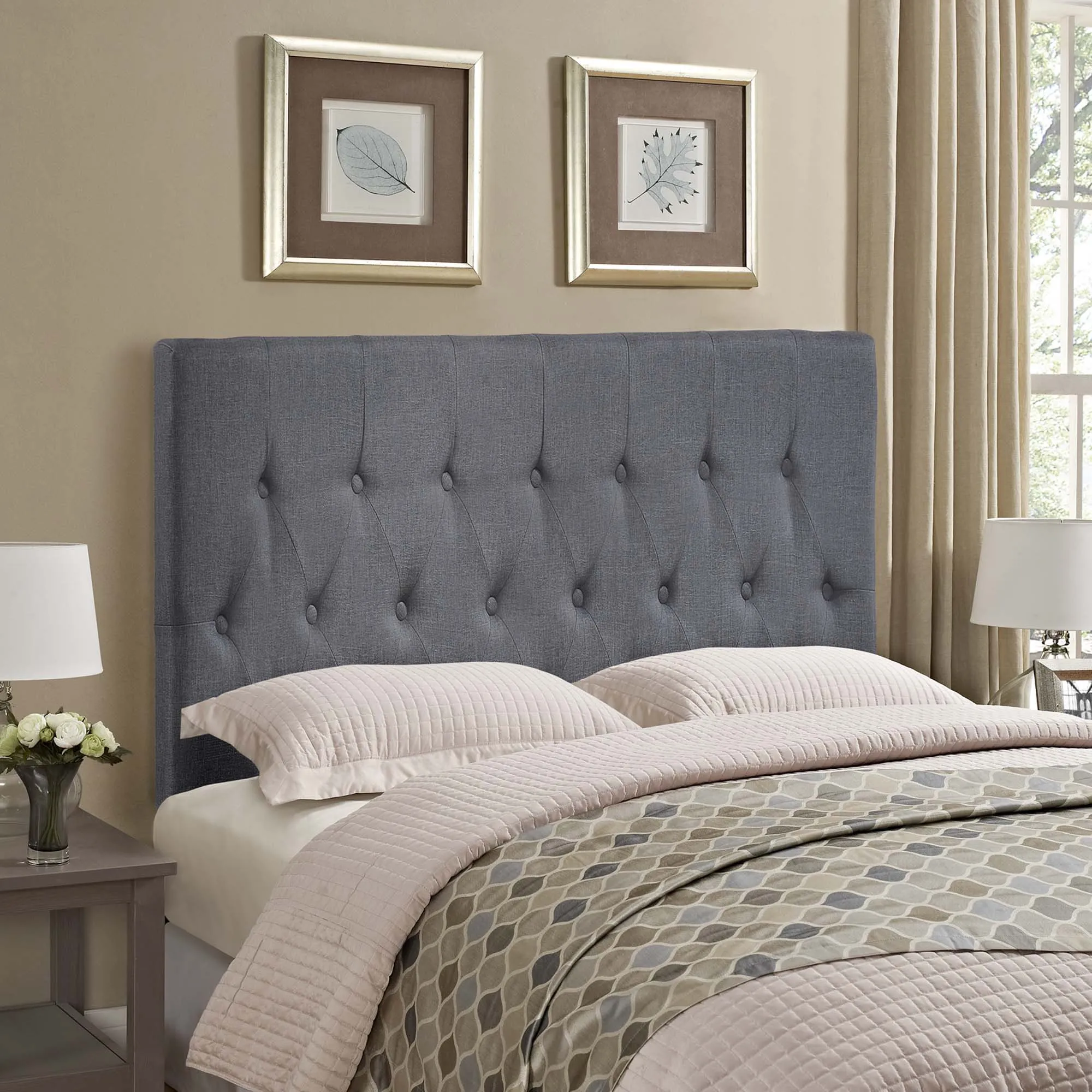 Clique Upholstered Fabric Headboard by Modway