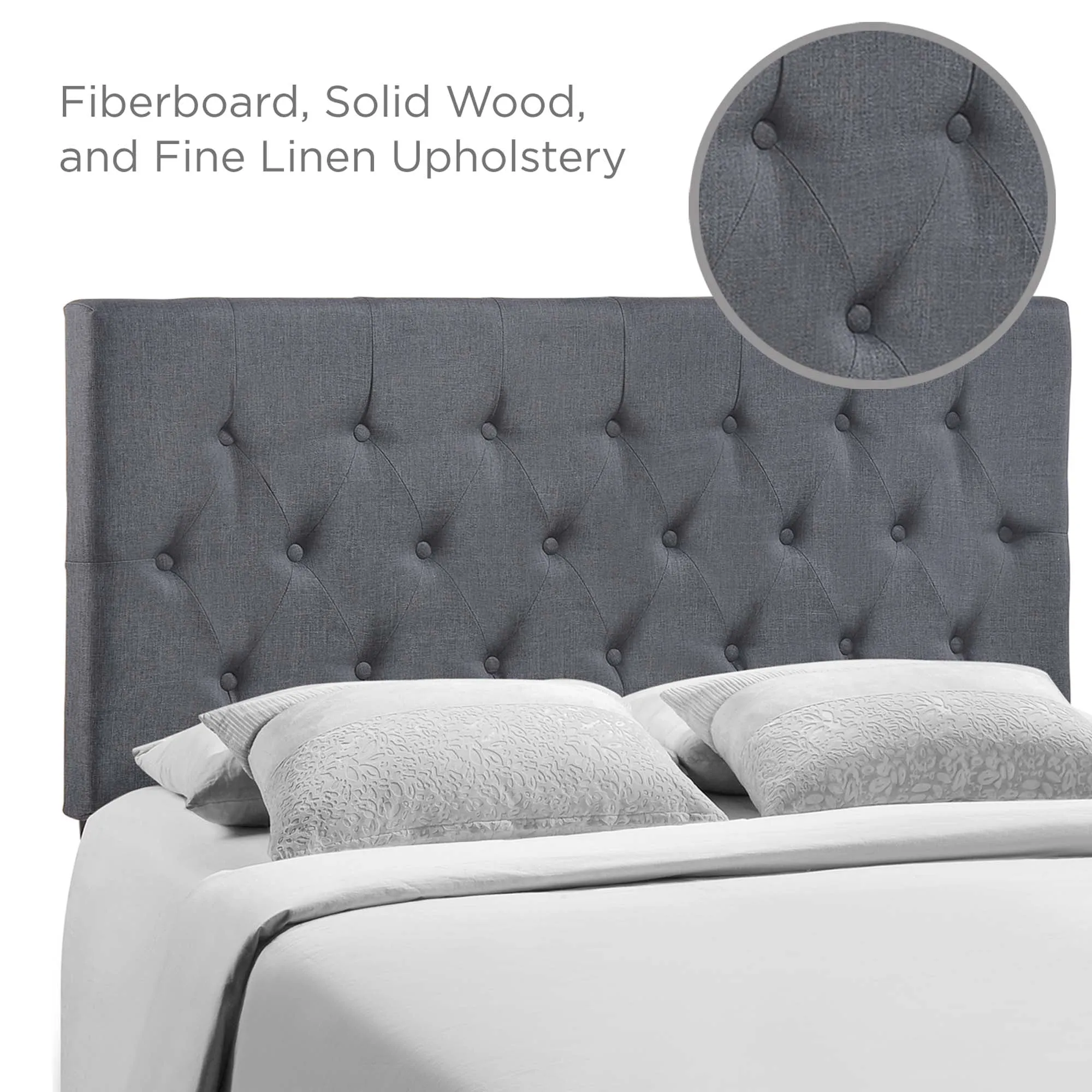 Clique Upholstered Fabric Headboard by Modway