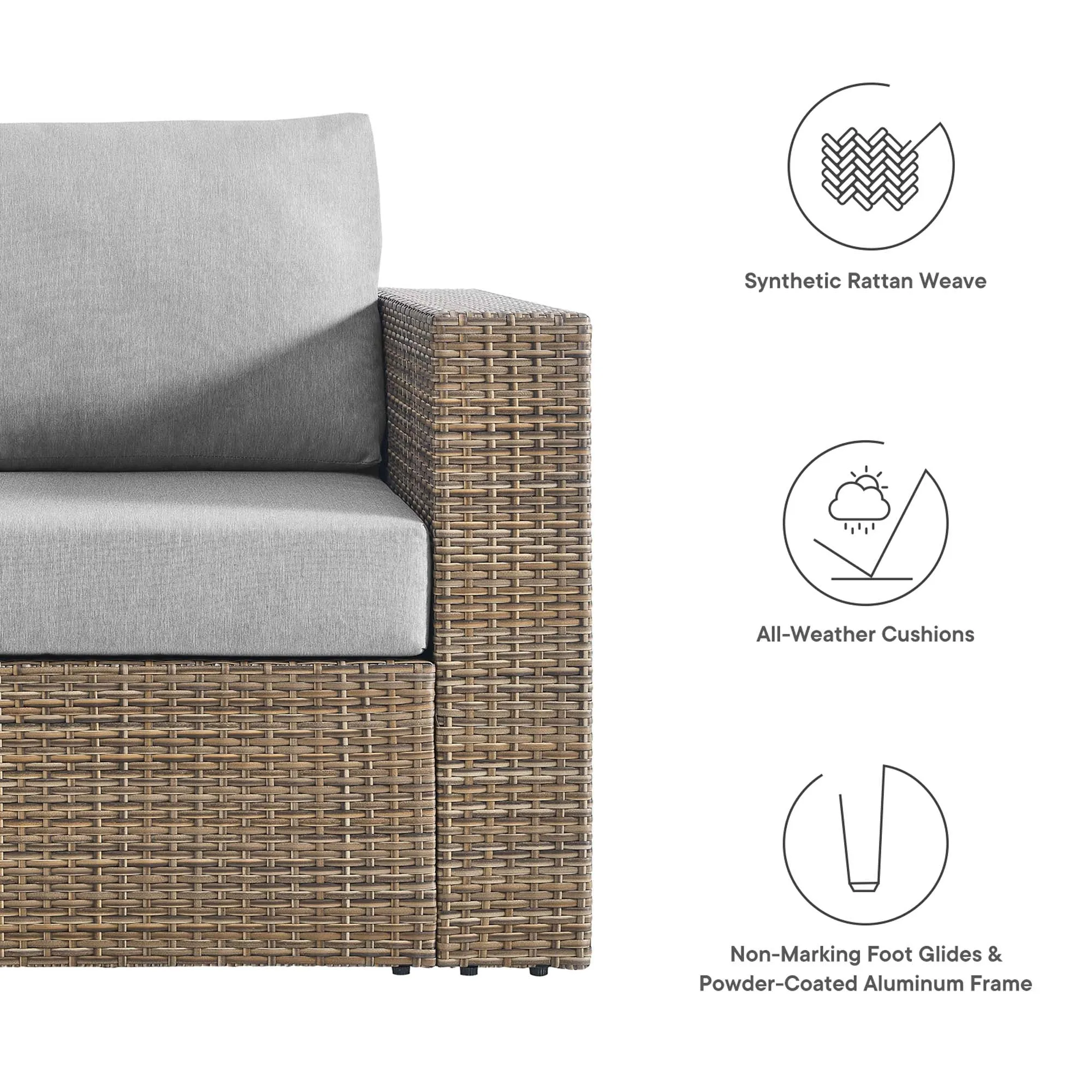 Convene Outdoor Patio Outdoor Patio Armchair by Modway