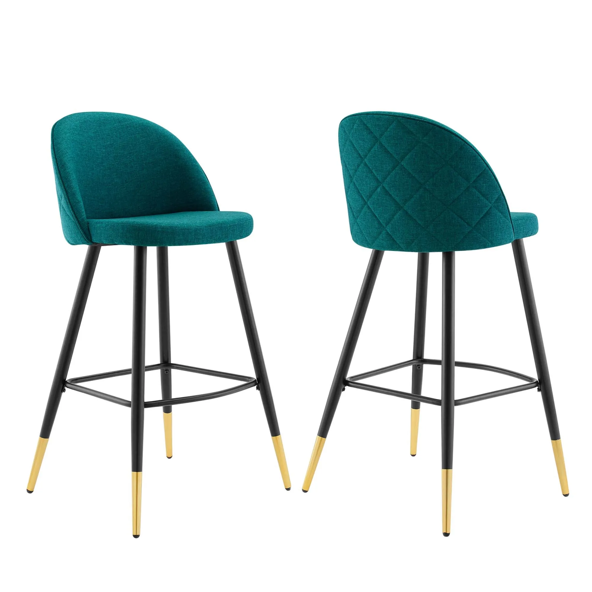 Cordial Fabric Bar Stools - Set of 2 by Modway