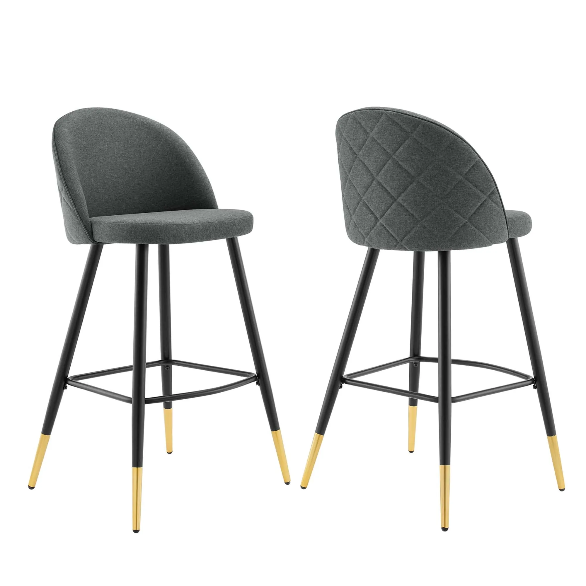 Cordial Fabric Bar Stools - Set of 2 by Modway