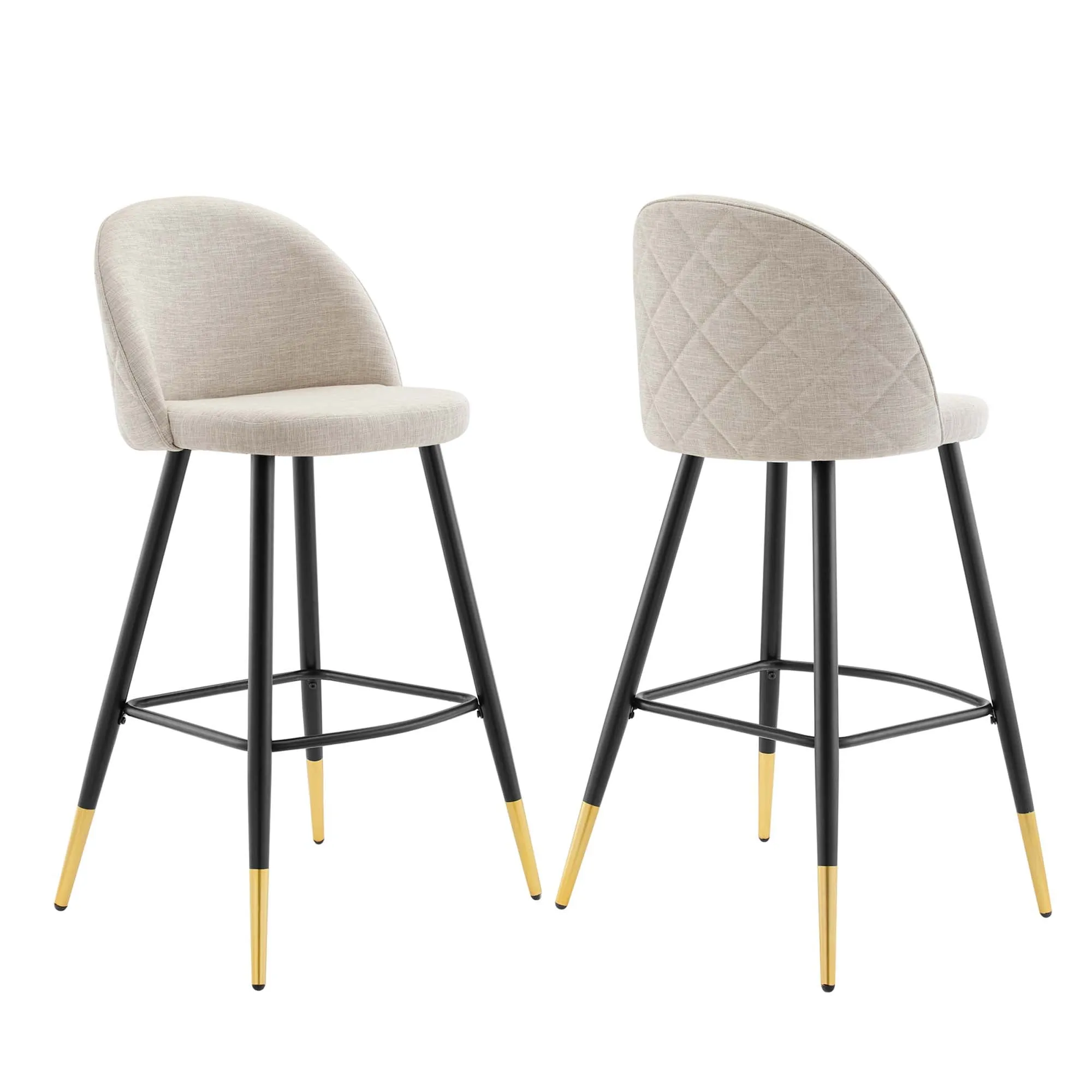 Cordial Fabric Bar Stools - Set of 2 by Modway