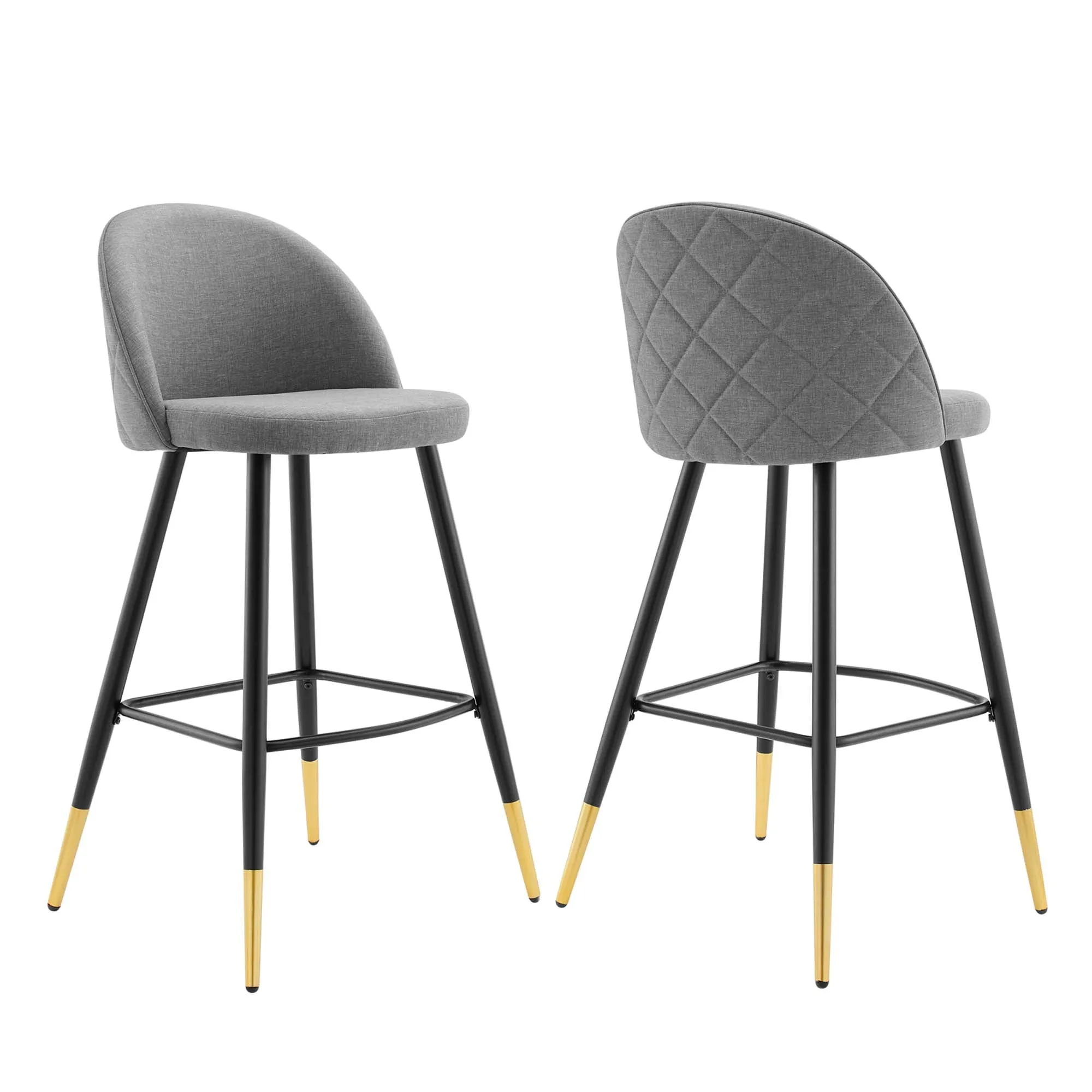 Cordial Fabric Bar Stools - Set of 2 by Modway
