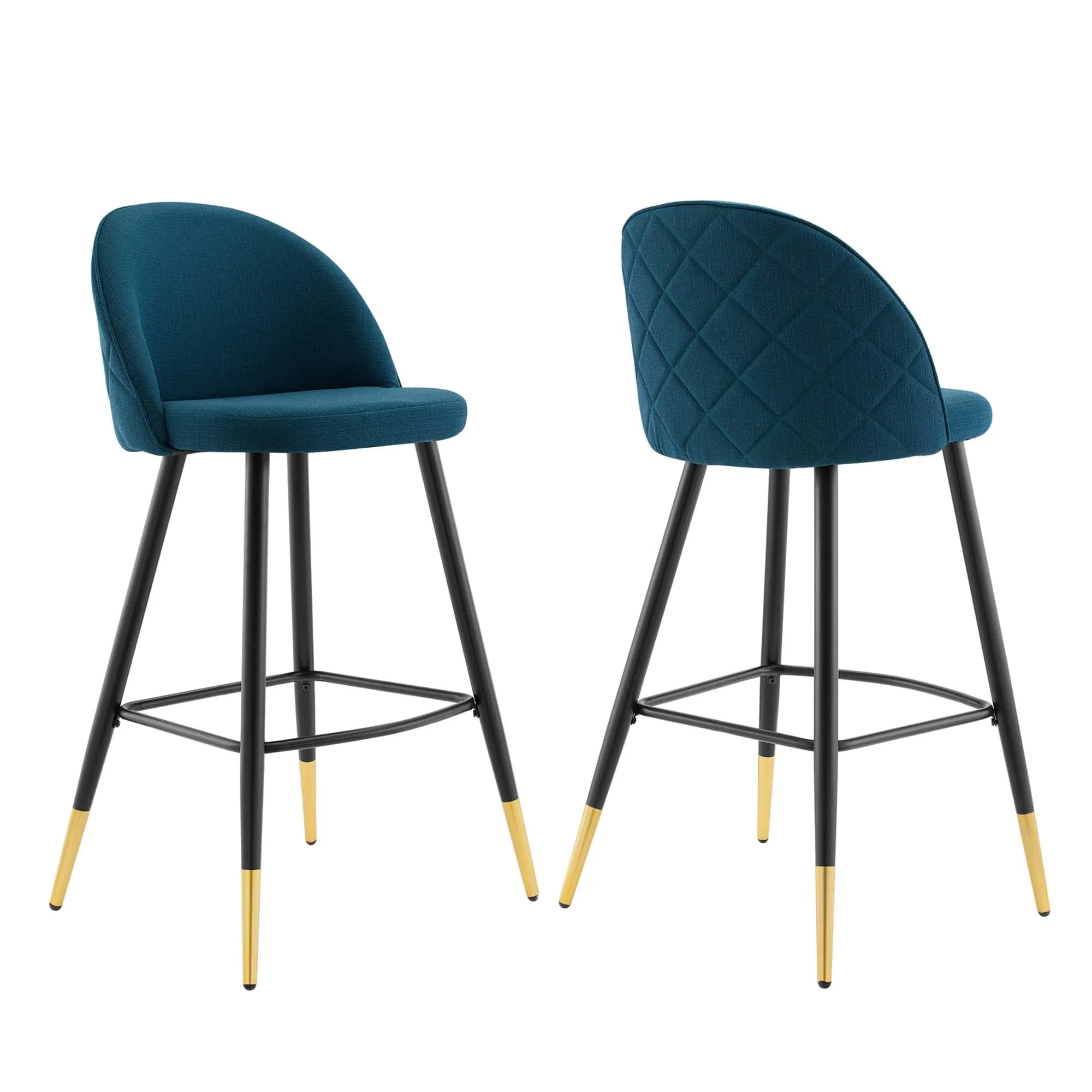 Cordial Fabric Bar Stools - Set of 2 by Modway