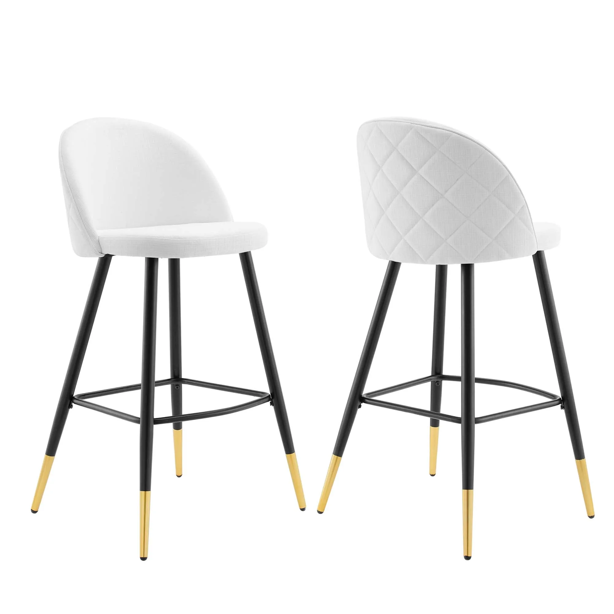 Cordial Fabric Bar Stools - Set of 2 by Modway