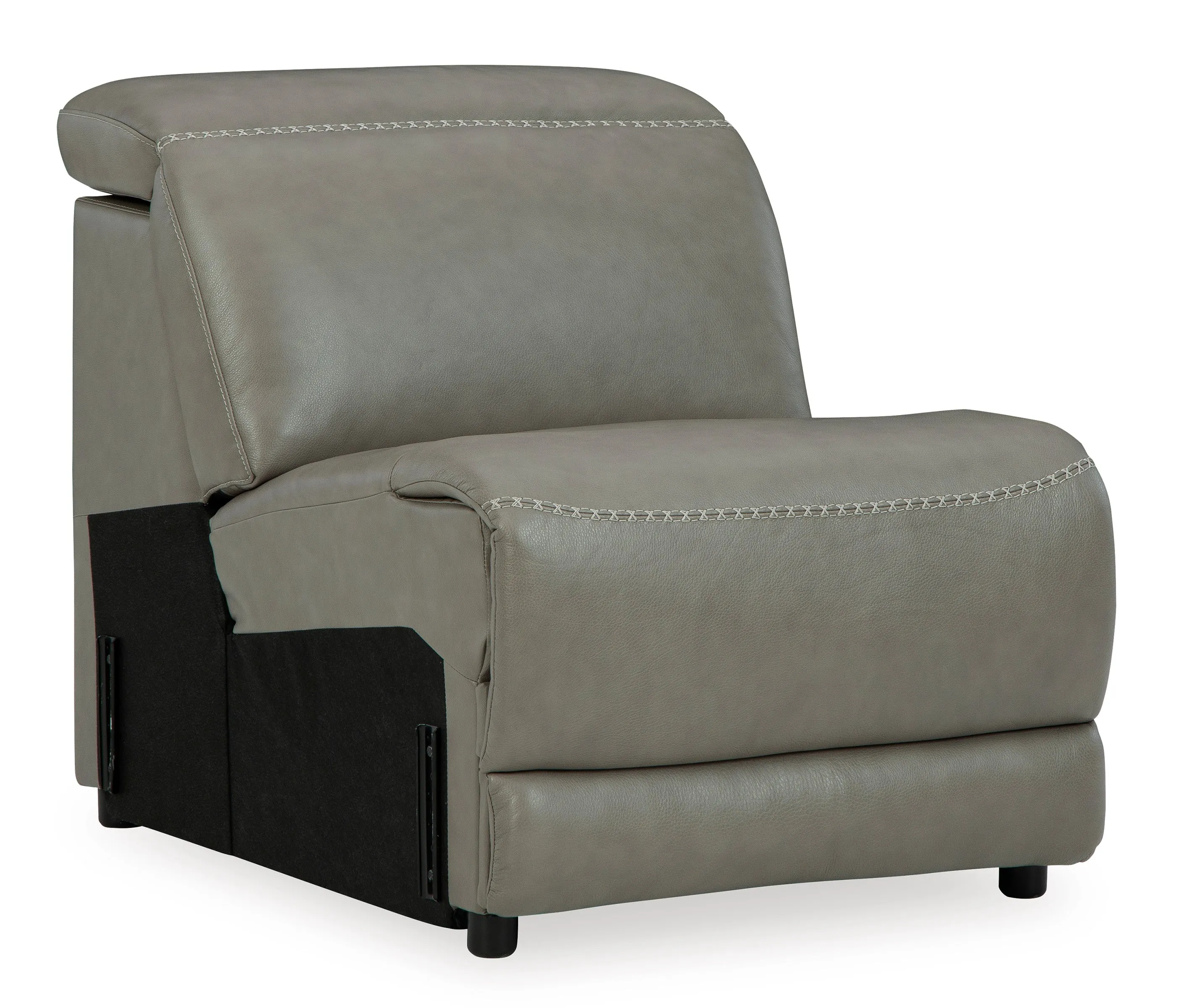 Cori Leather Armless Chair