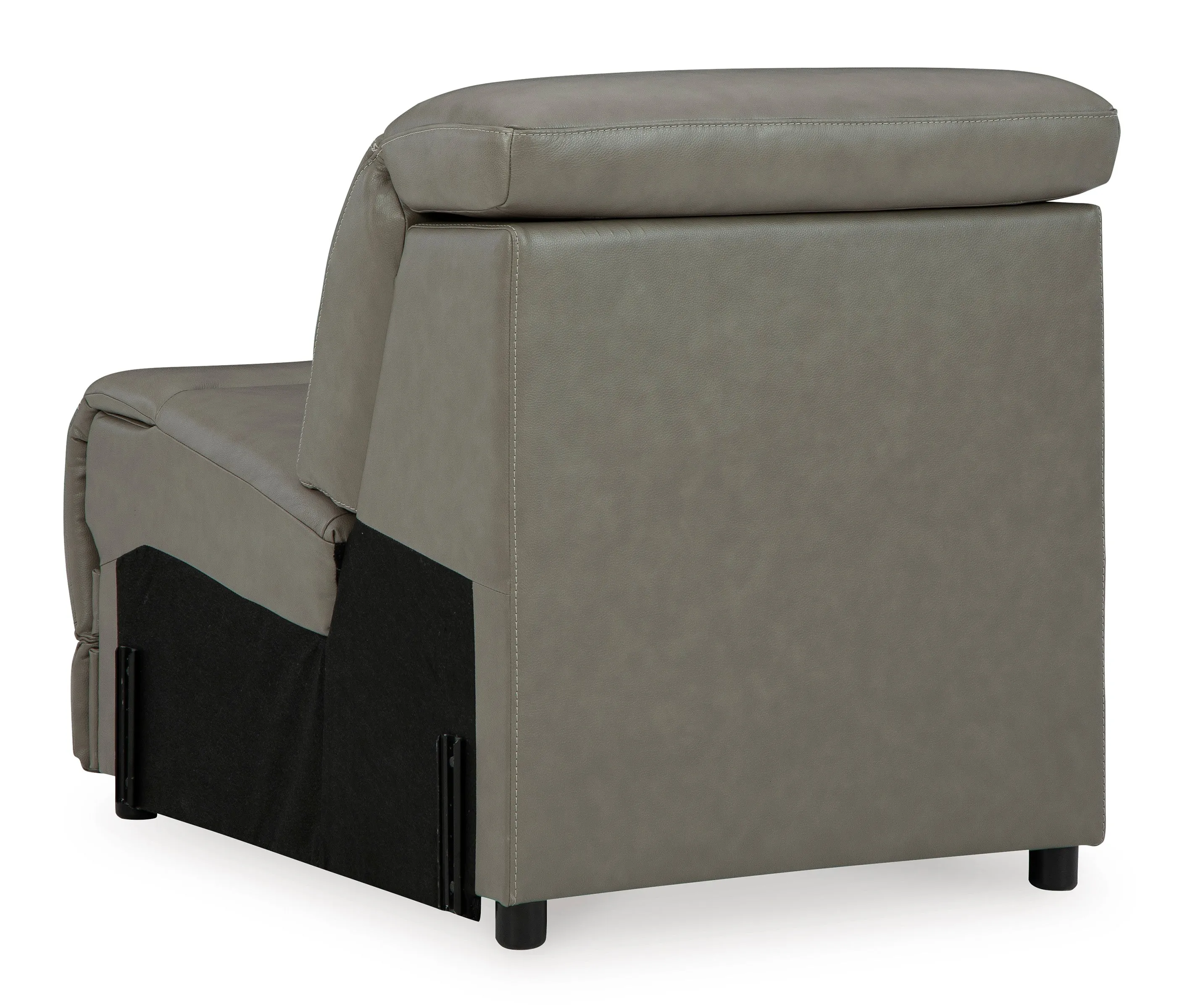 Cori Leather Armless Chair