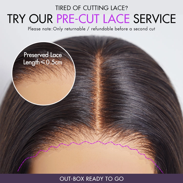 Crazy Wednesday | Ash Blonde Peekaboo Brown Pixie Cut Wig Glueless Minimalist HD Lace Short Blonde Wig Pre-Cut Lace