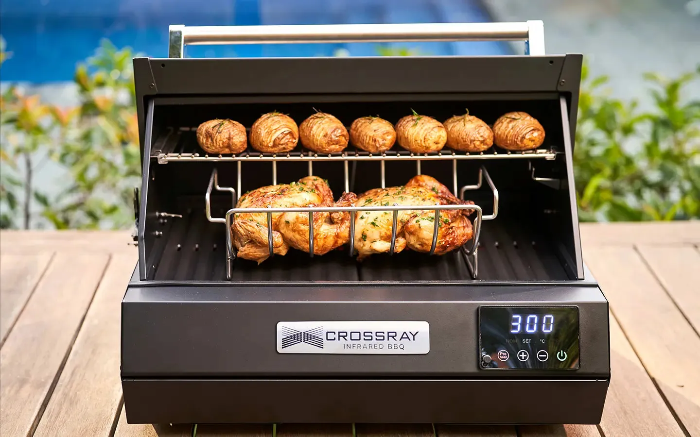 Crossray EXTREME Electric Portable BBQ with Trolly