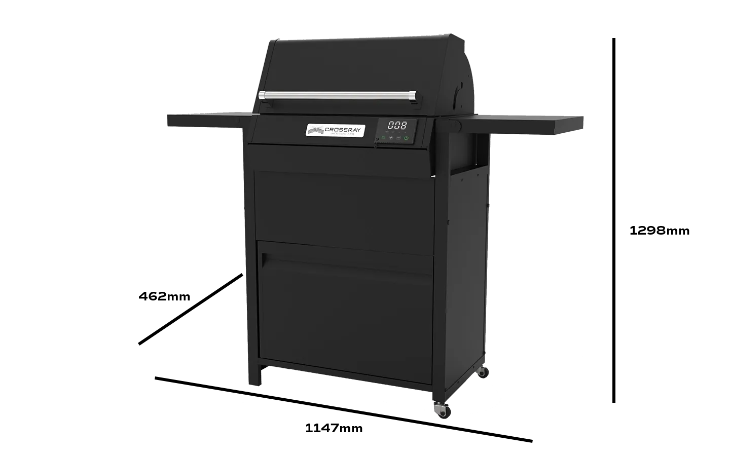 Crossray EXTREME Electric Portable BBQ with Trolly
