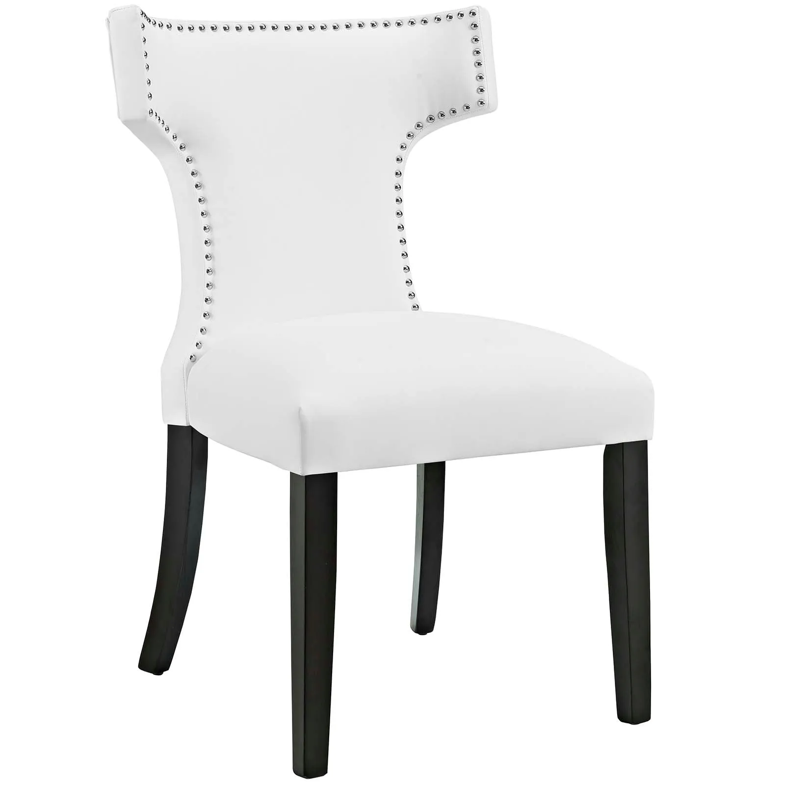 Curve Vegan Leather Dining Chair by Modway