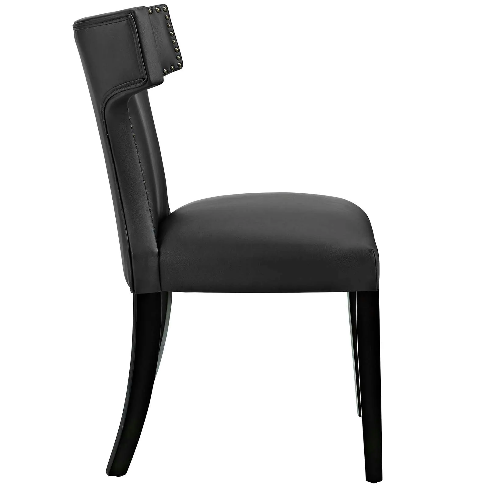 Curve Vegan Leather Dining Chair by Modway