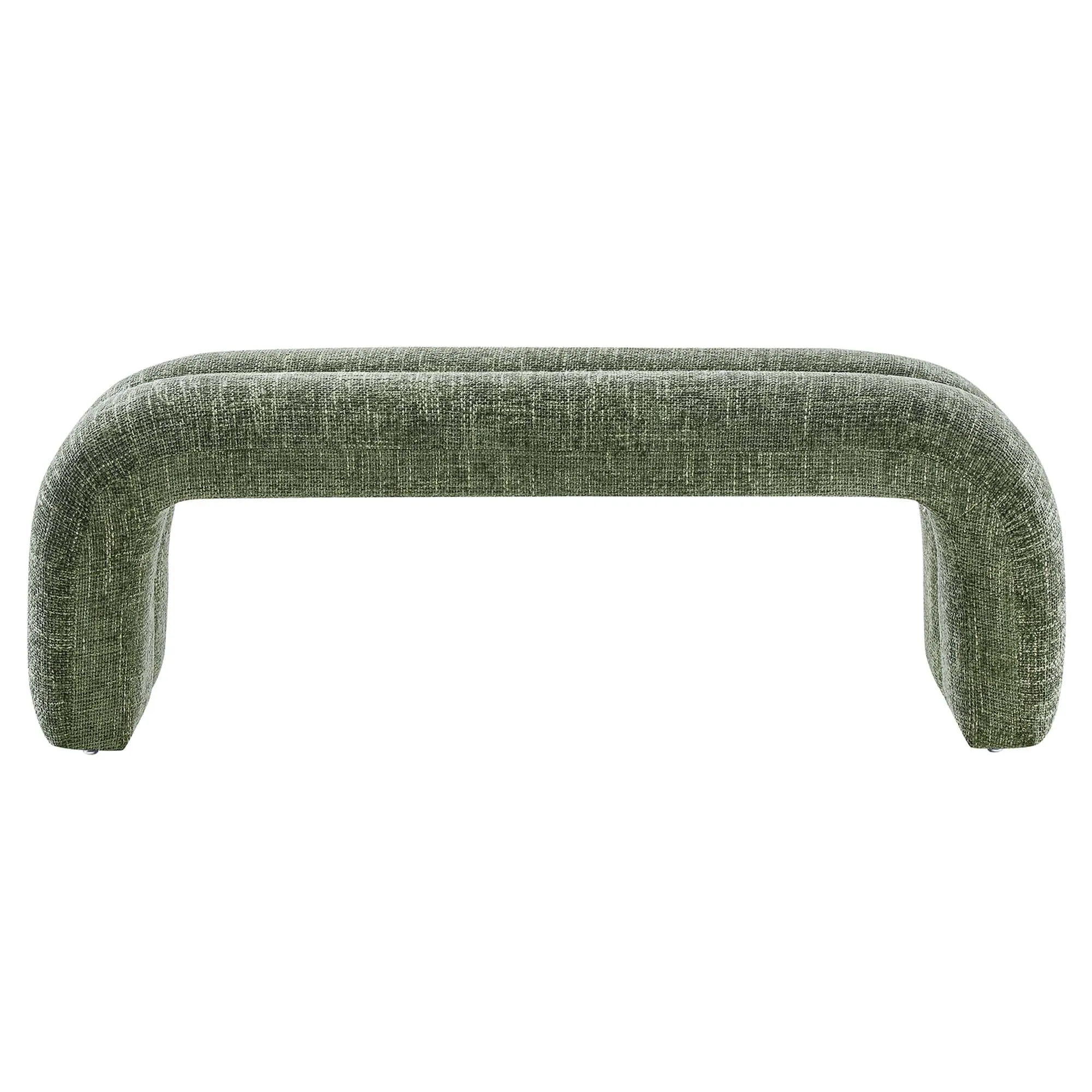 Dax 50.5" Chenille Upholstered Accent Bench by Modway