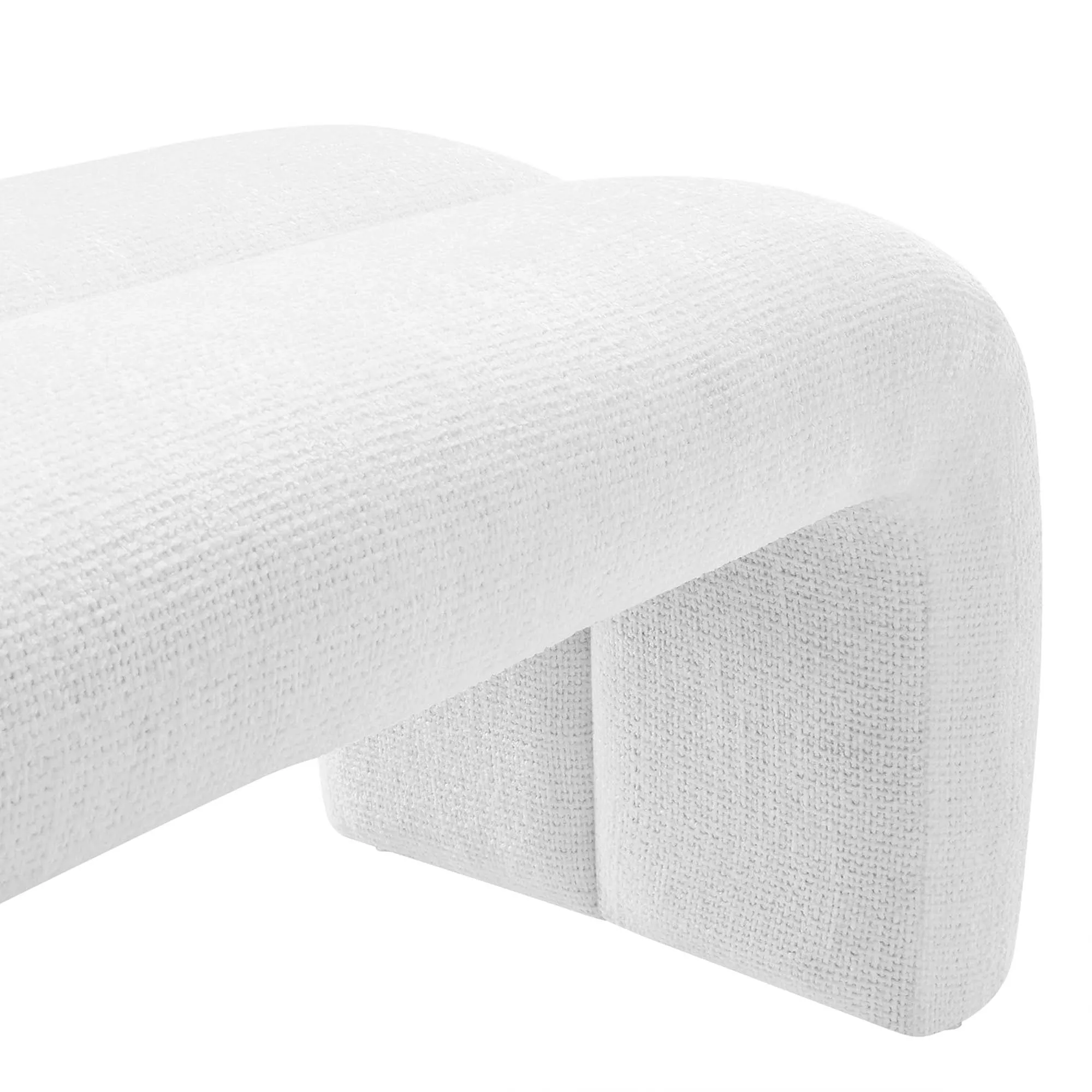 Dax 50.5" Chenille Upholstered Accent Bench by Modway