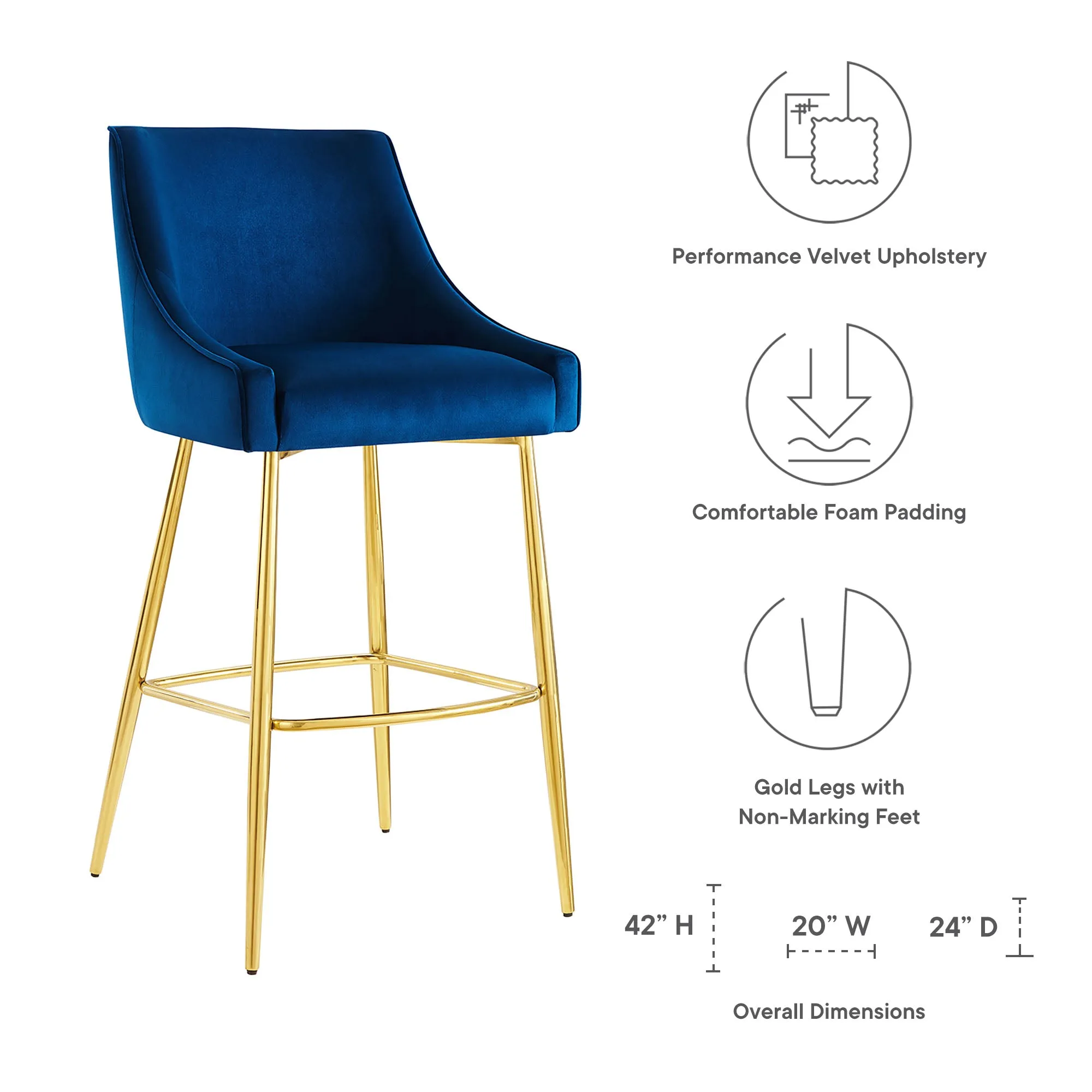 Discern Bar Stools - Set of 2 by Modway