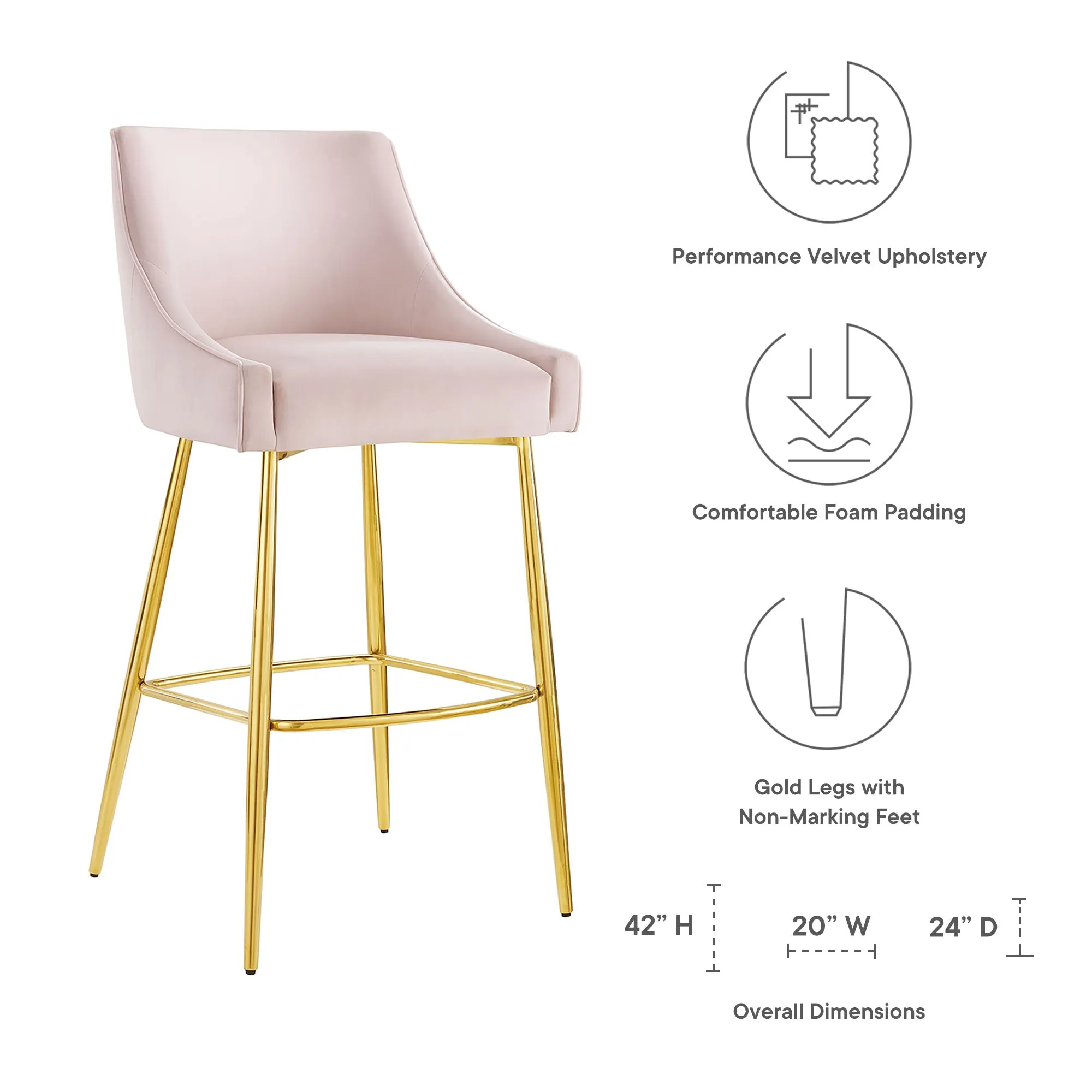 Discern Bar Stools - Set of 2 by Modway