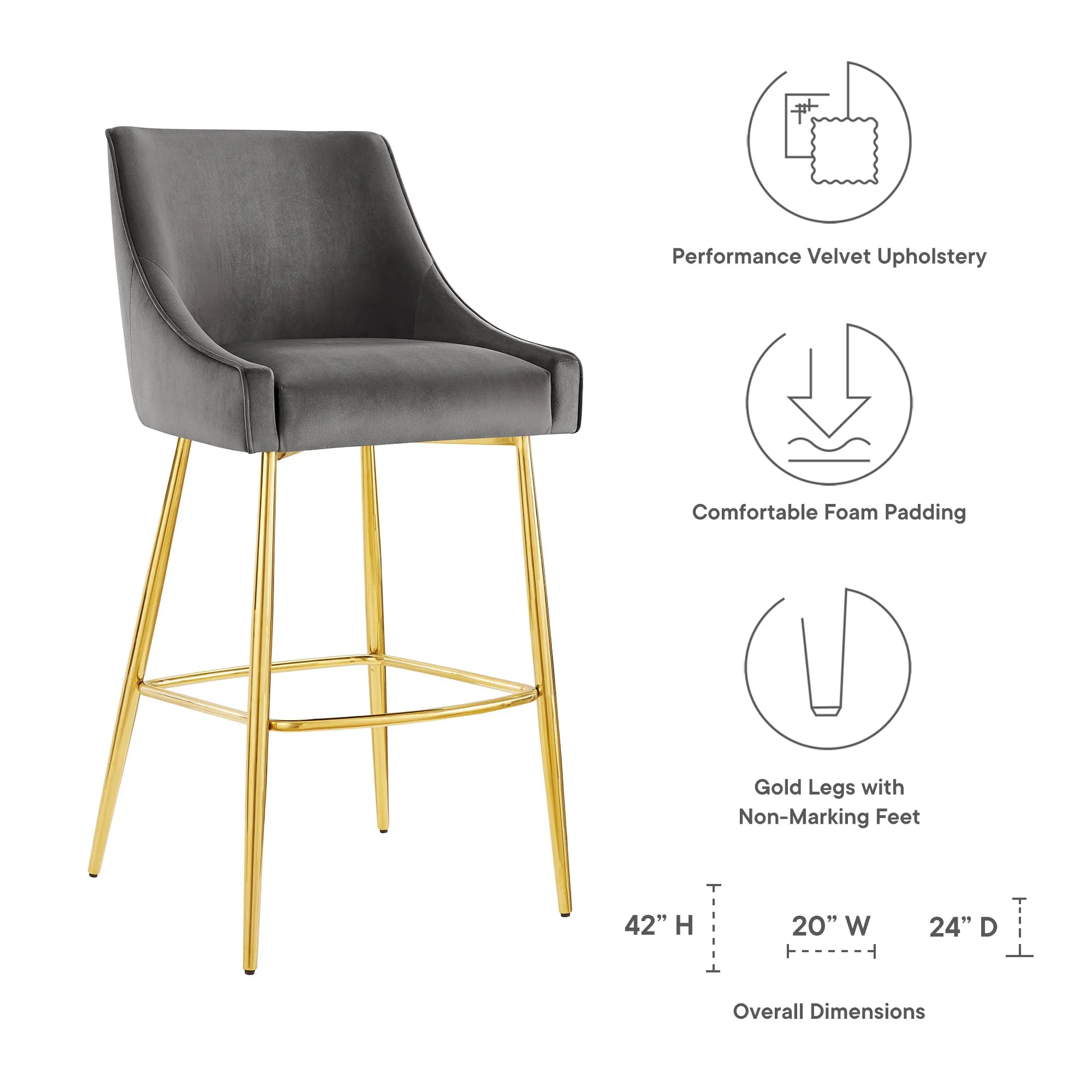 Discern Bar Stools - Set of 2 by Modway