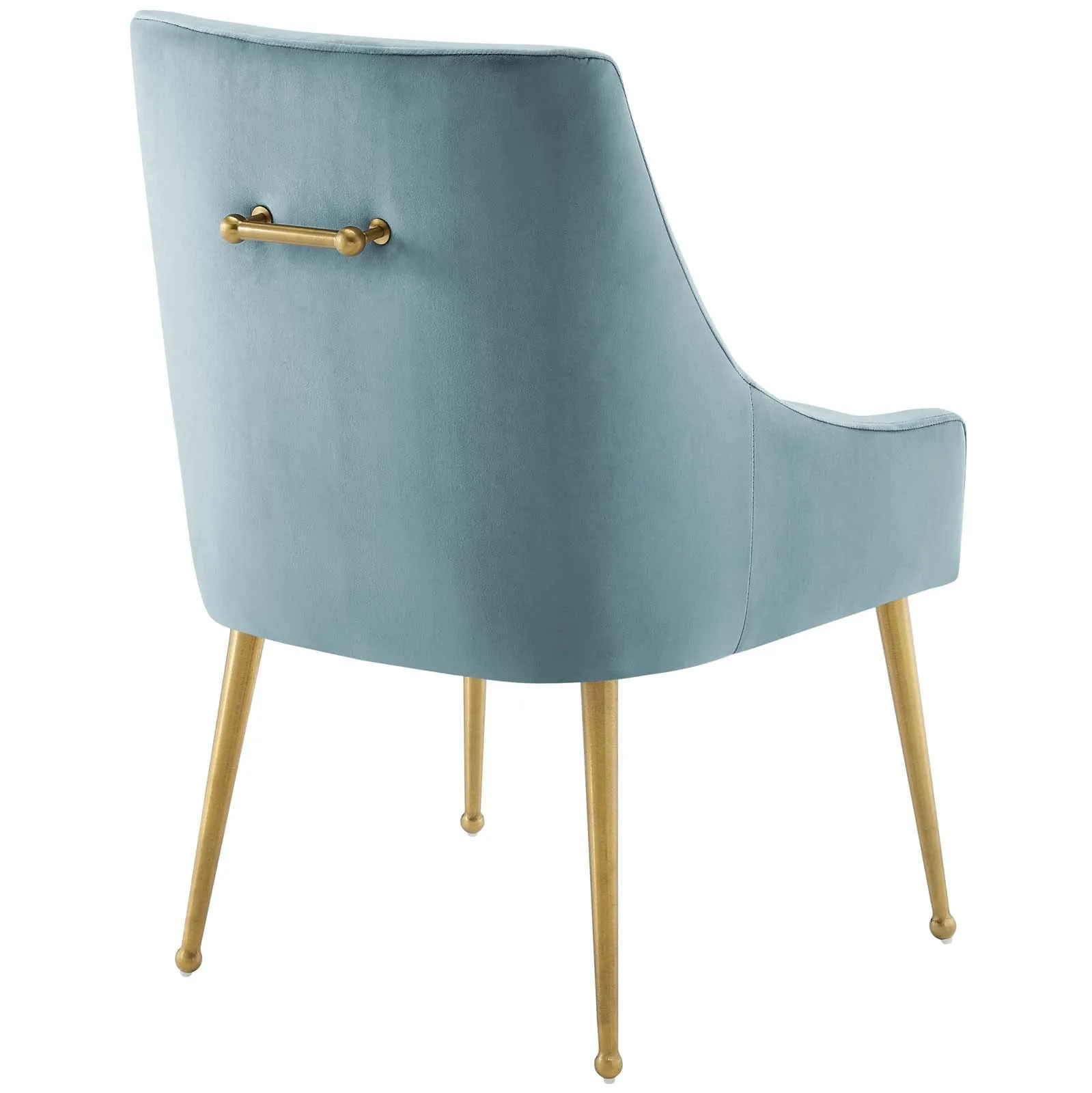 Discern Upholstered Performance Velvet Dining Chair Set of 2 by Modway