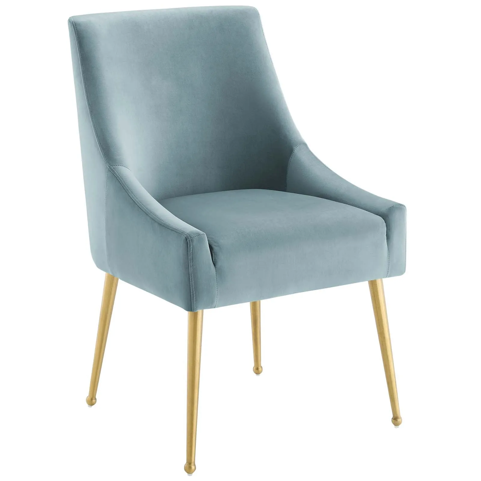 Discern Upholstered Performance Velvet Dining Chair Set of 2 by Modway
