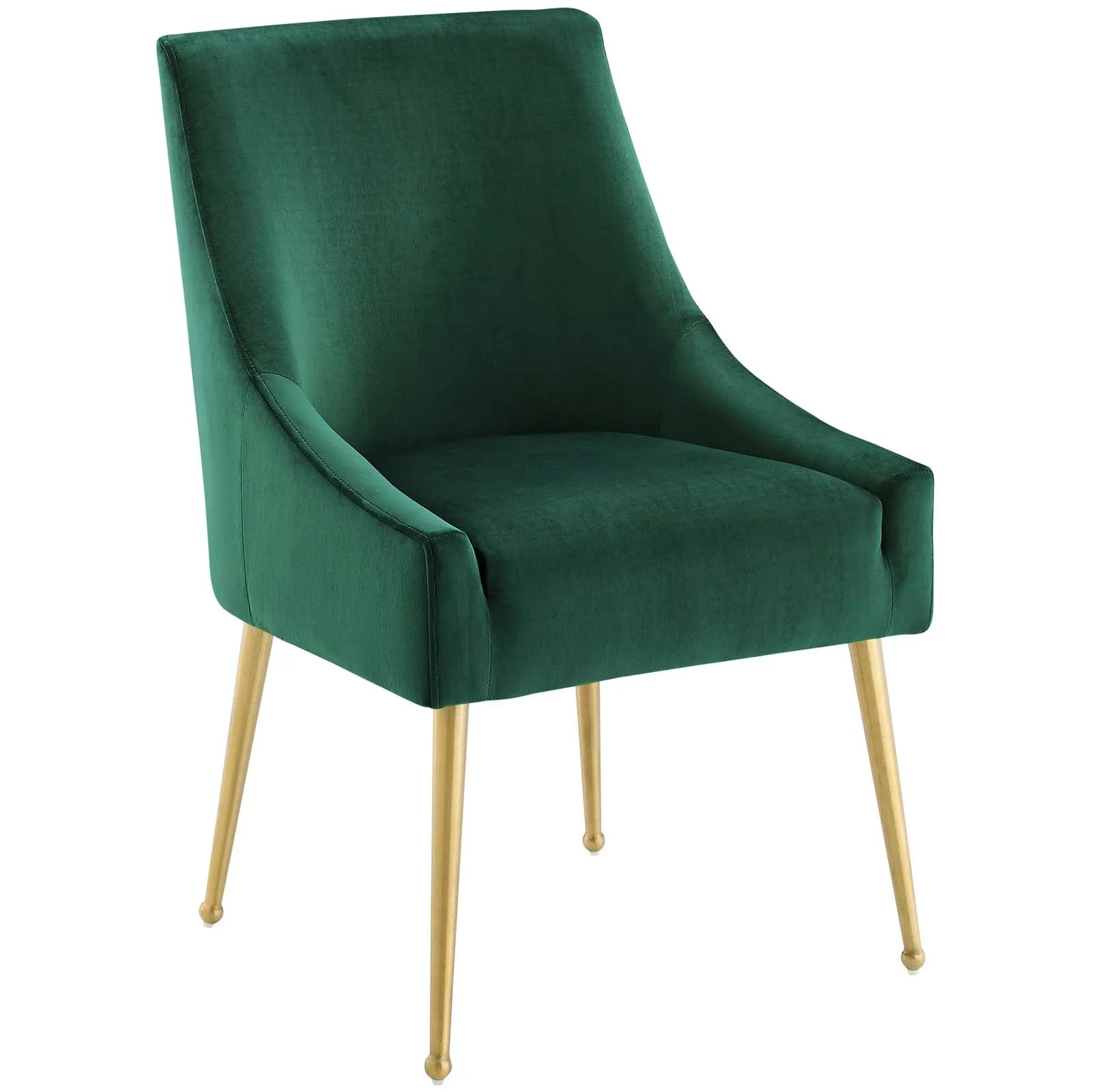 Discern Upholstered Performance Velvet Dining Chair Set of 2 by Modway