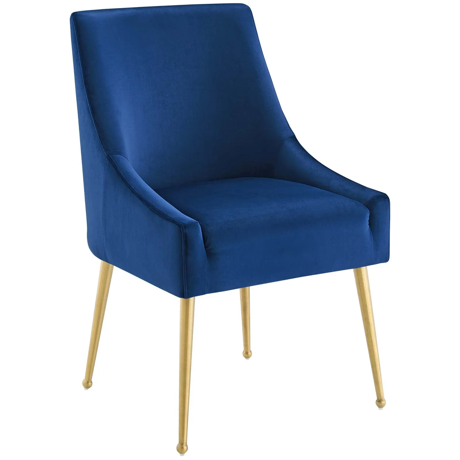 Discern Upholstered Performance Velvet Dining Chair Set of 2 by Modway