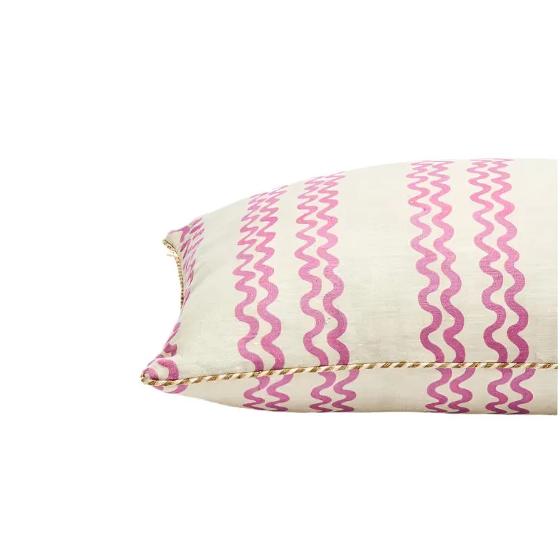 Double Waves Cushion - Purple