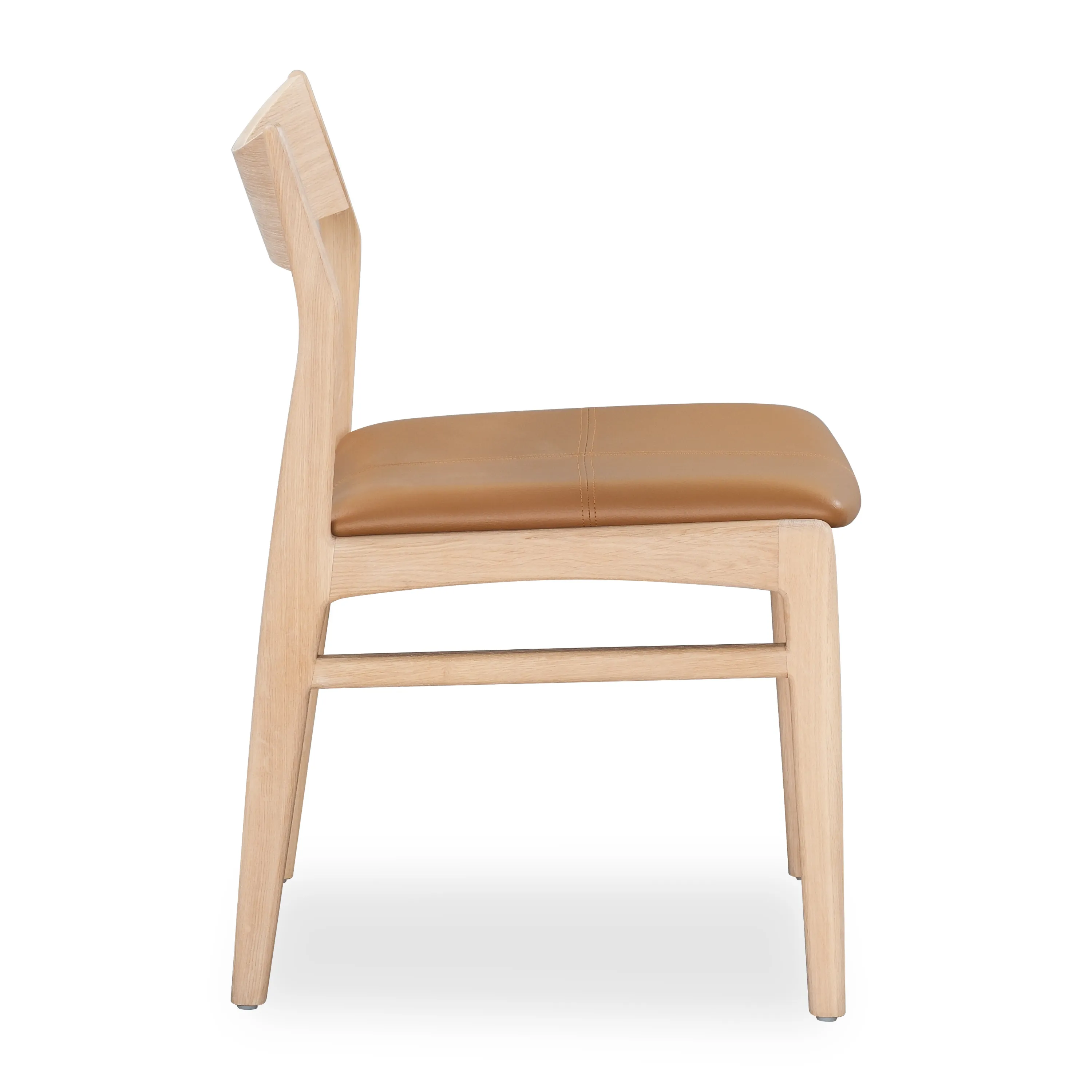 Eclipse Dining Chair - Oak / Tan Leather