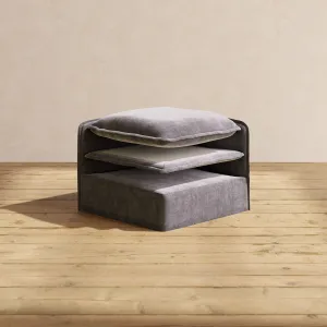 Elevate Comfort Layer Set for 8-Seater Open-Ends U-Sectional | Luxury Velvet in Cinder