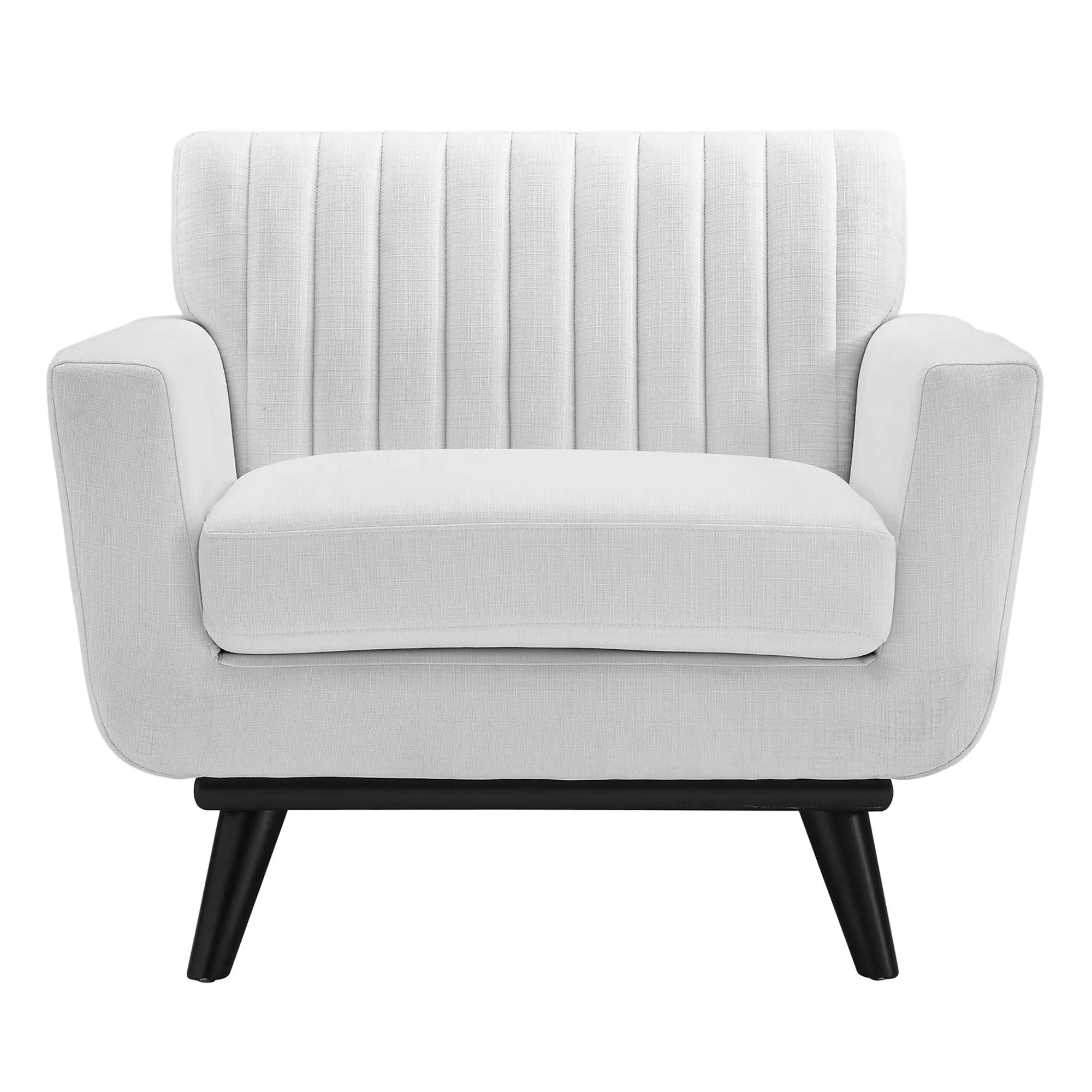 Engage Channel Tufted Fabric Armchair by Modway