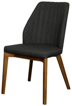 Florence Side Chair Set of 2 CHARCOAL
