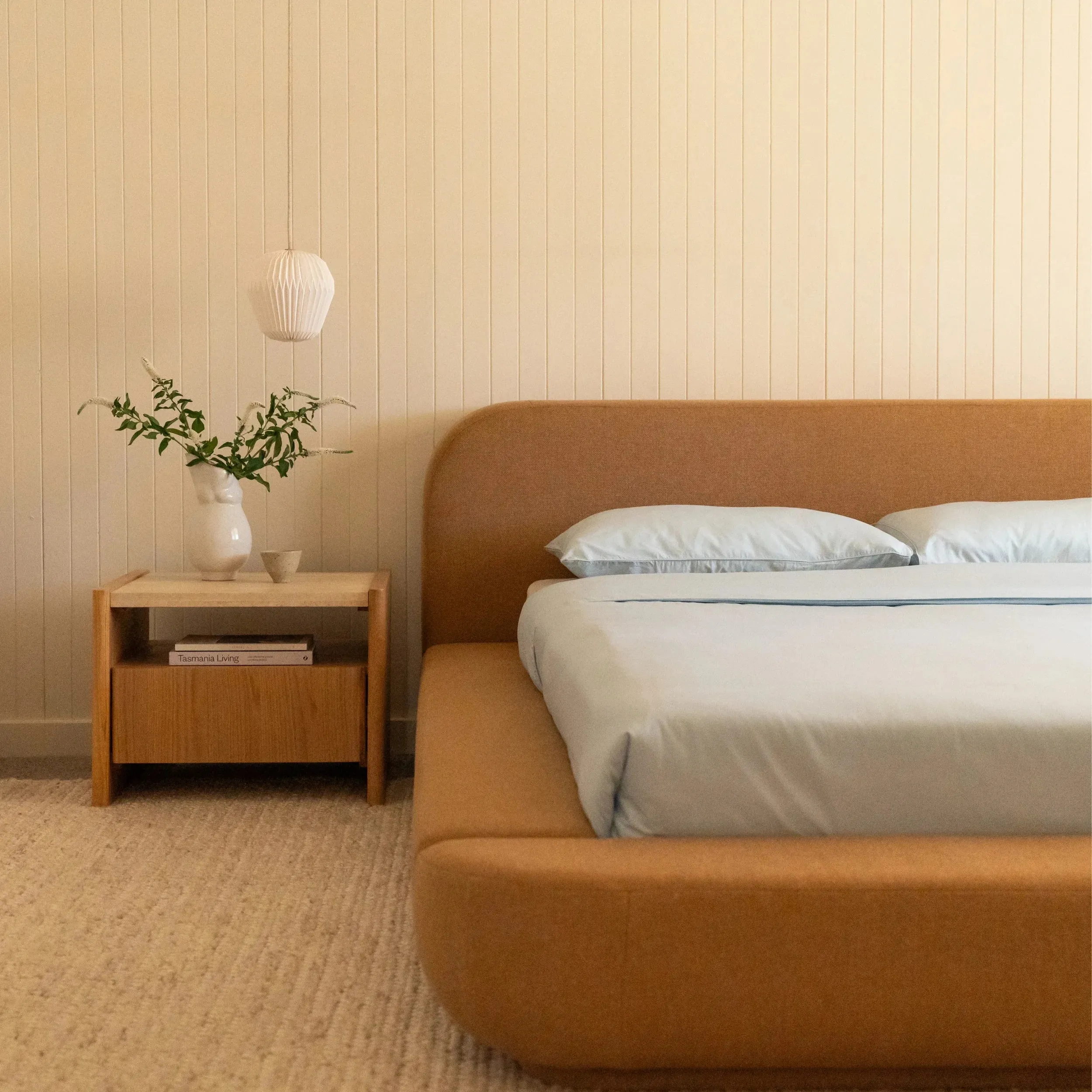 Floss Queen Bed - Fossil Fawn